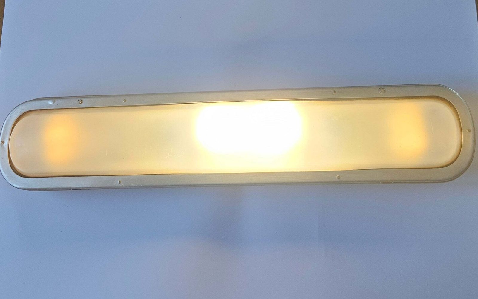 Zeer zeldzame Bauhaus, art deco, functionalisme wand- of plafondlamp, jaren 1930 photo 712.0
