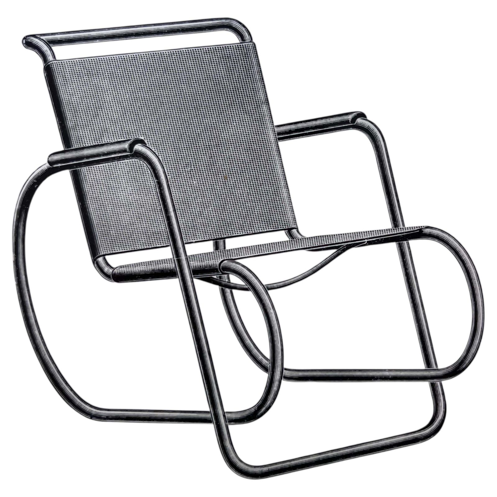 Photographie originale d'un fauteuil Erich Dieckmann, années 1930, 1950