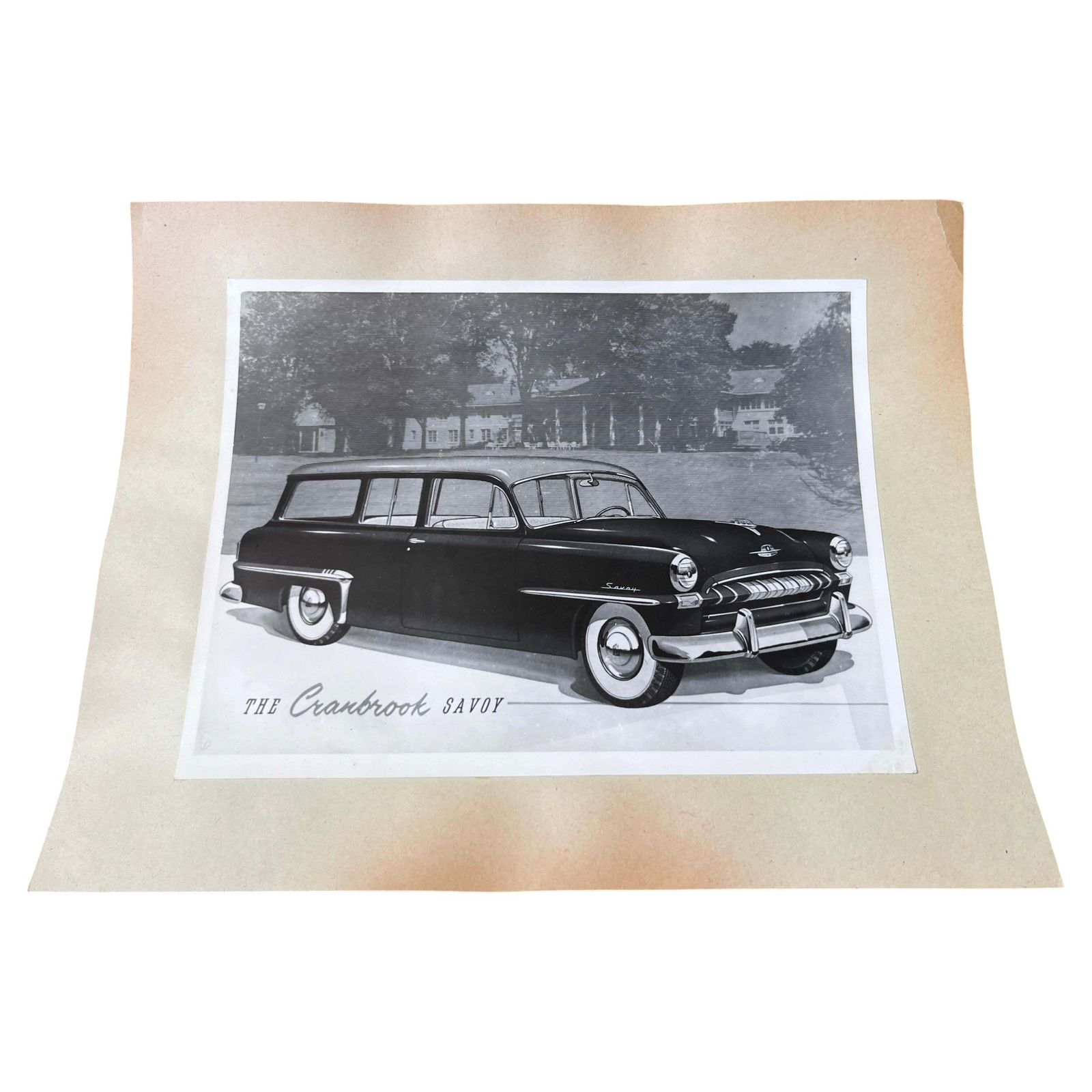 Originele foto van een Plymouth Cranbrook Savoy, ca. jaren 1950
