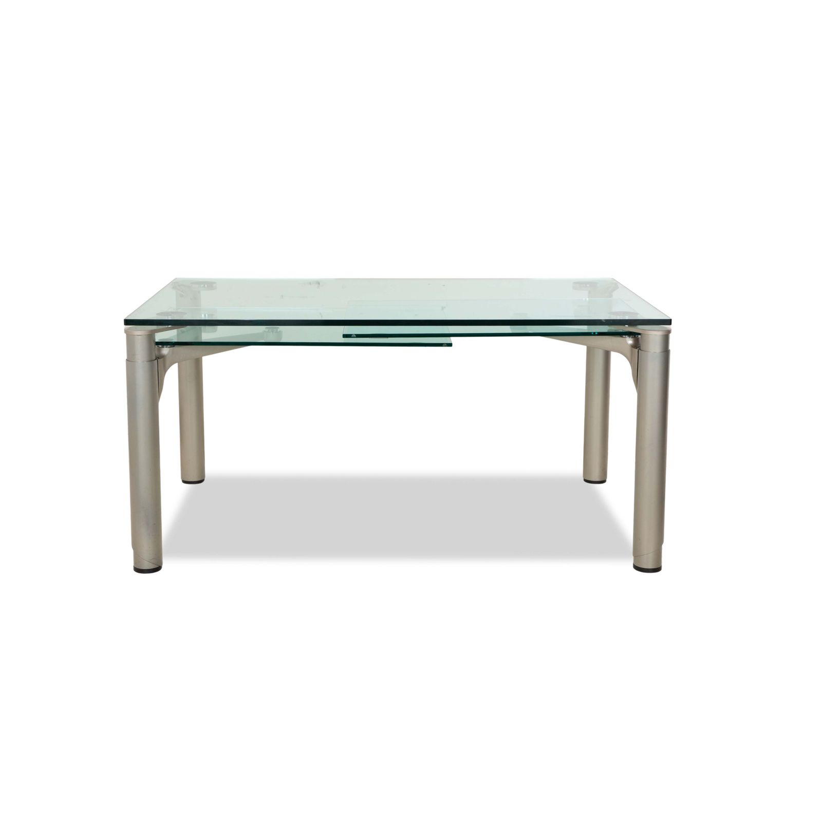 photo for sale Draenert Casanova Glass Dining Table Silver Pull Out Function