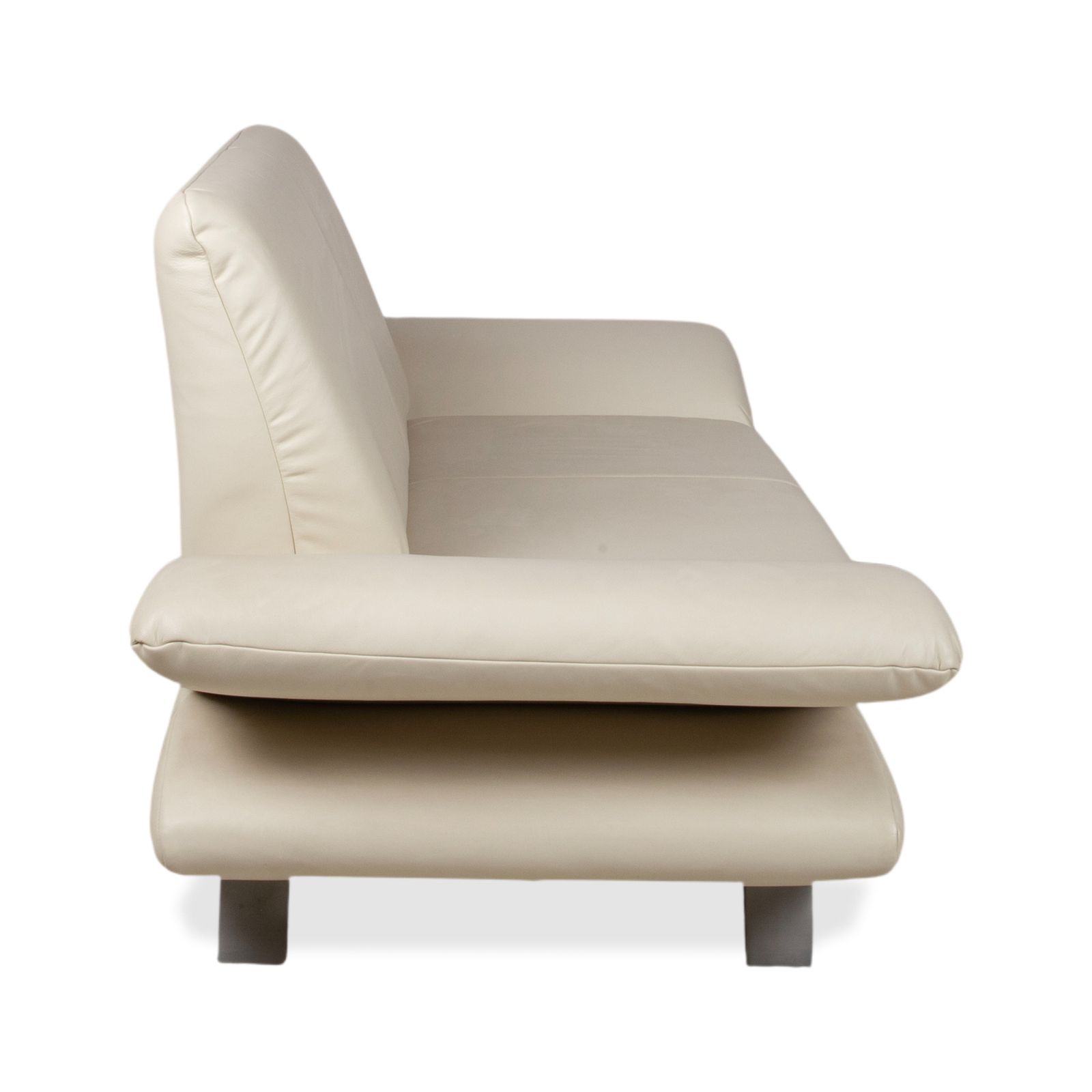 photo furniture Koinor Rossini Leder Crèmewit Tweezitsbank Manuele Functie