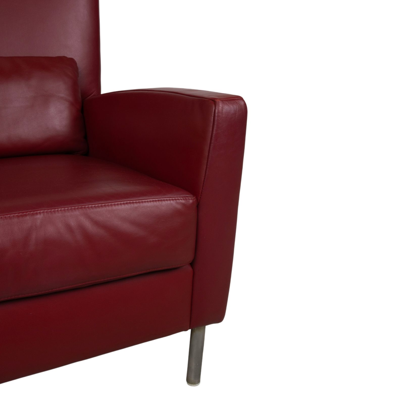 Ewald Schillig Leather Armchair Red Bordeaux photo Furniture