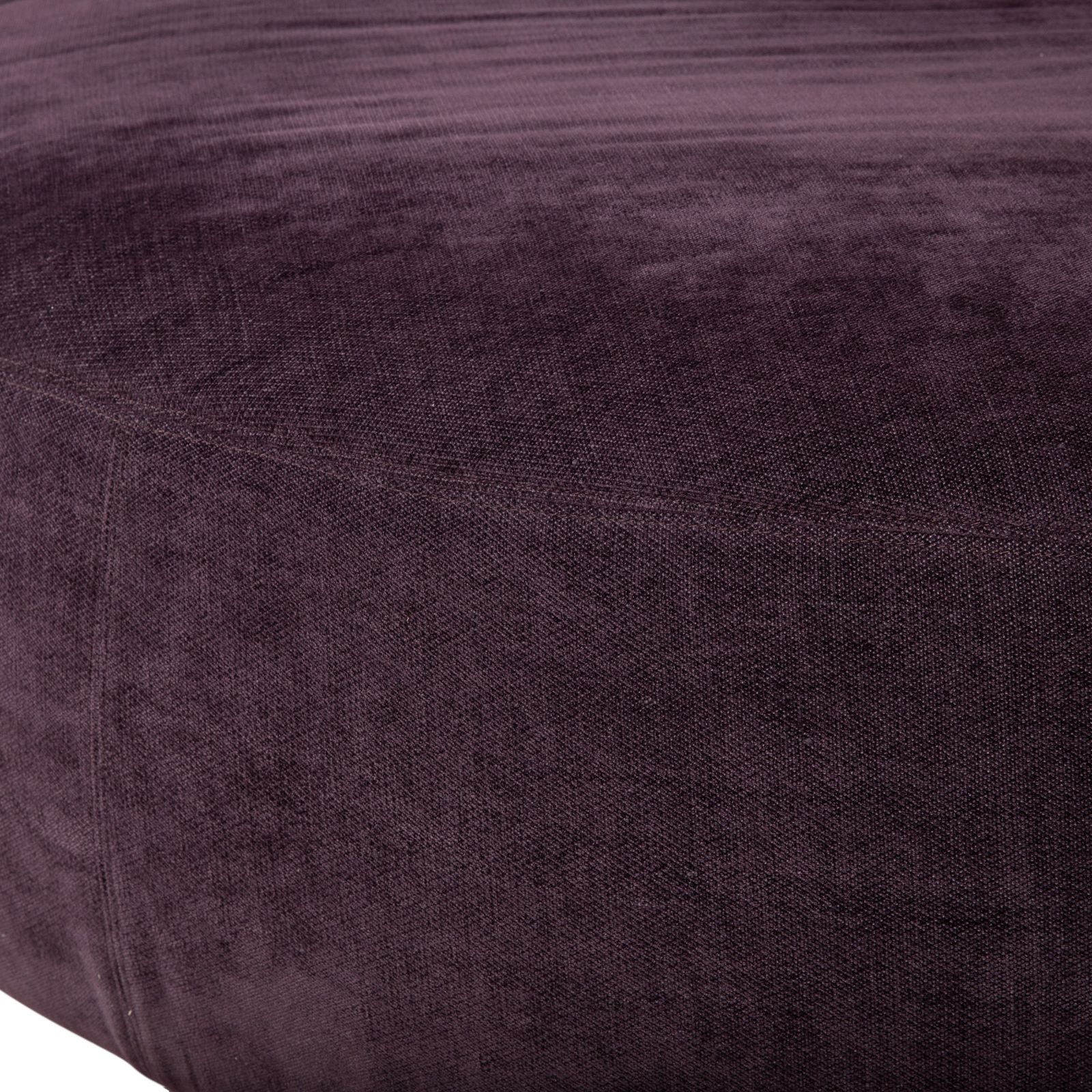 Poltrona Frau Scarlett Fabric Two Seater Sofa In Lilac, Aubergine, And Violet With Casters photo vinterior