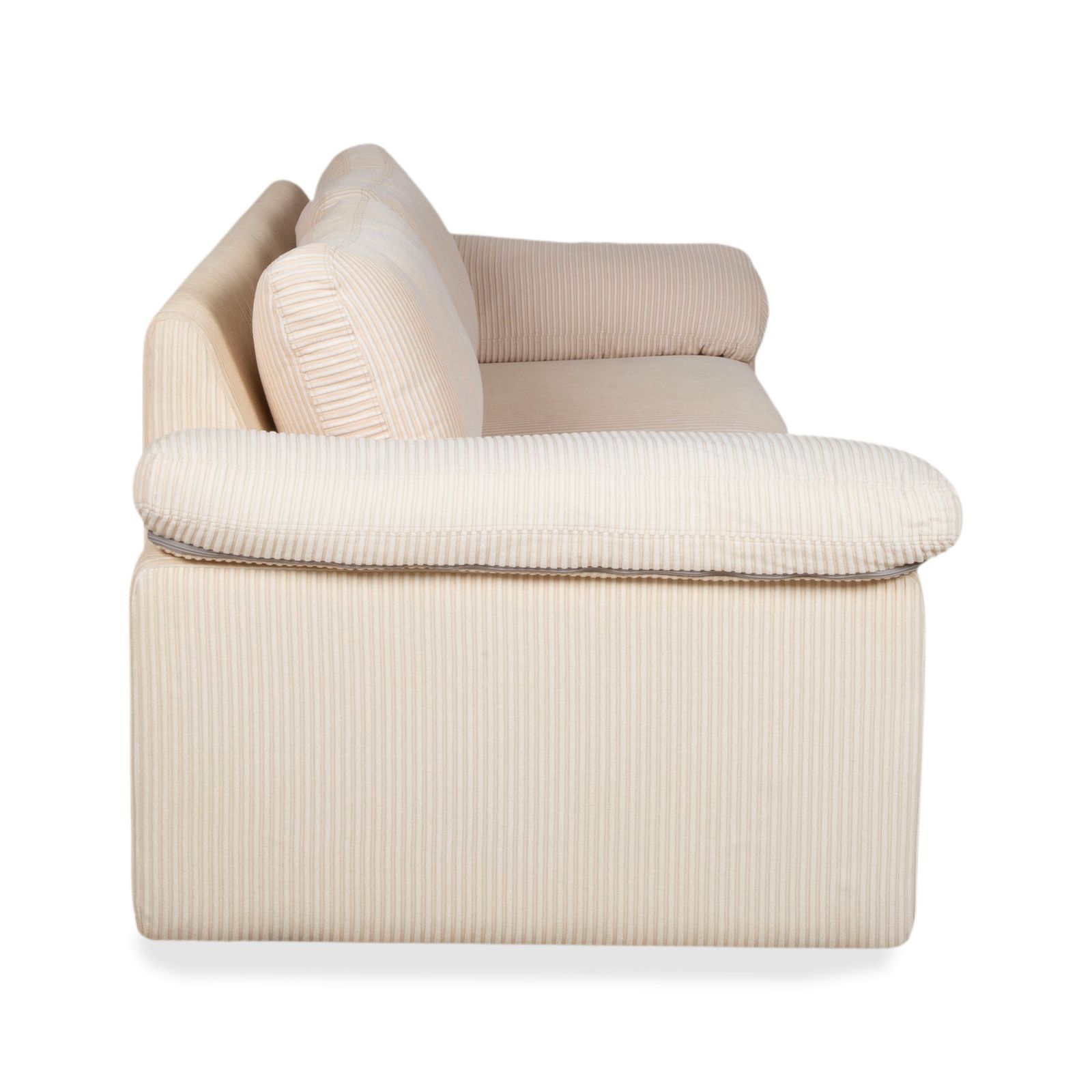photo furniture Canapé 2 places Cor Conseta en tissu, beige crème