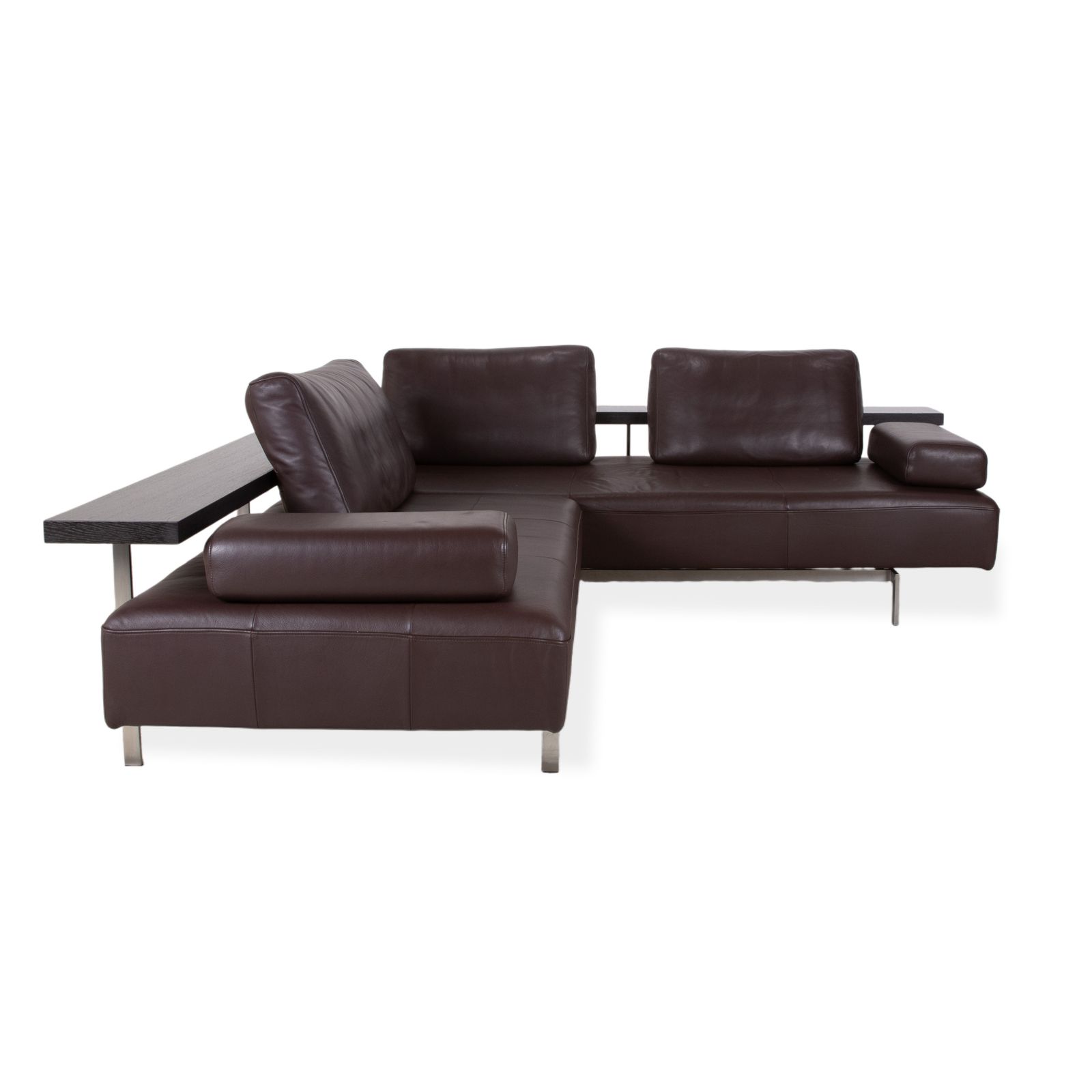 photo for sale Rolf Benz Dono 6100 Leather Corner Sofa Brown Manual Function