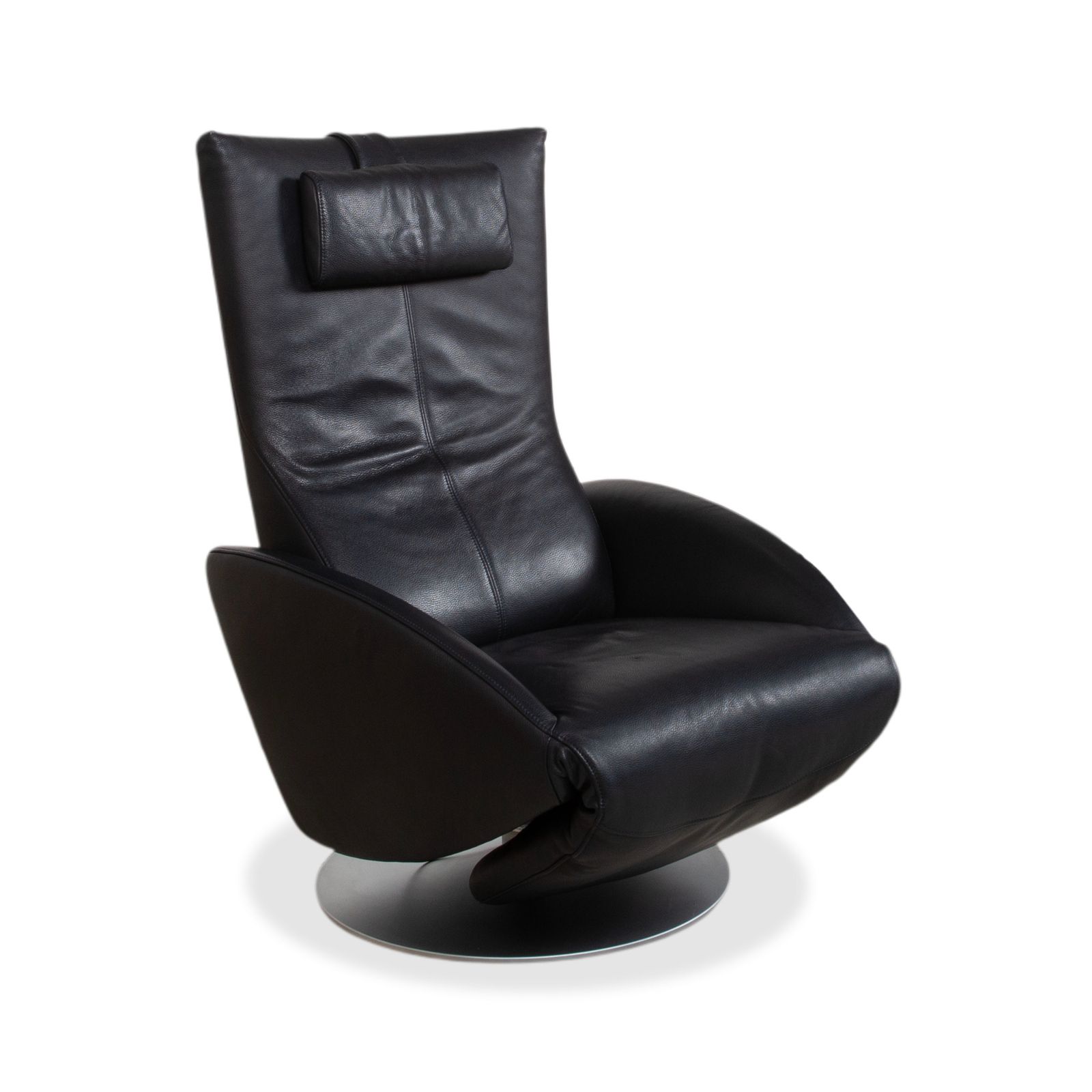 Fauteuil FSM Mate en cuir noir, fonction électrique, batterie photo for sale