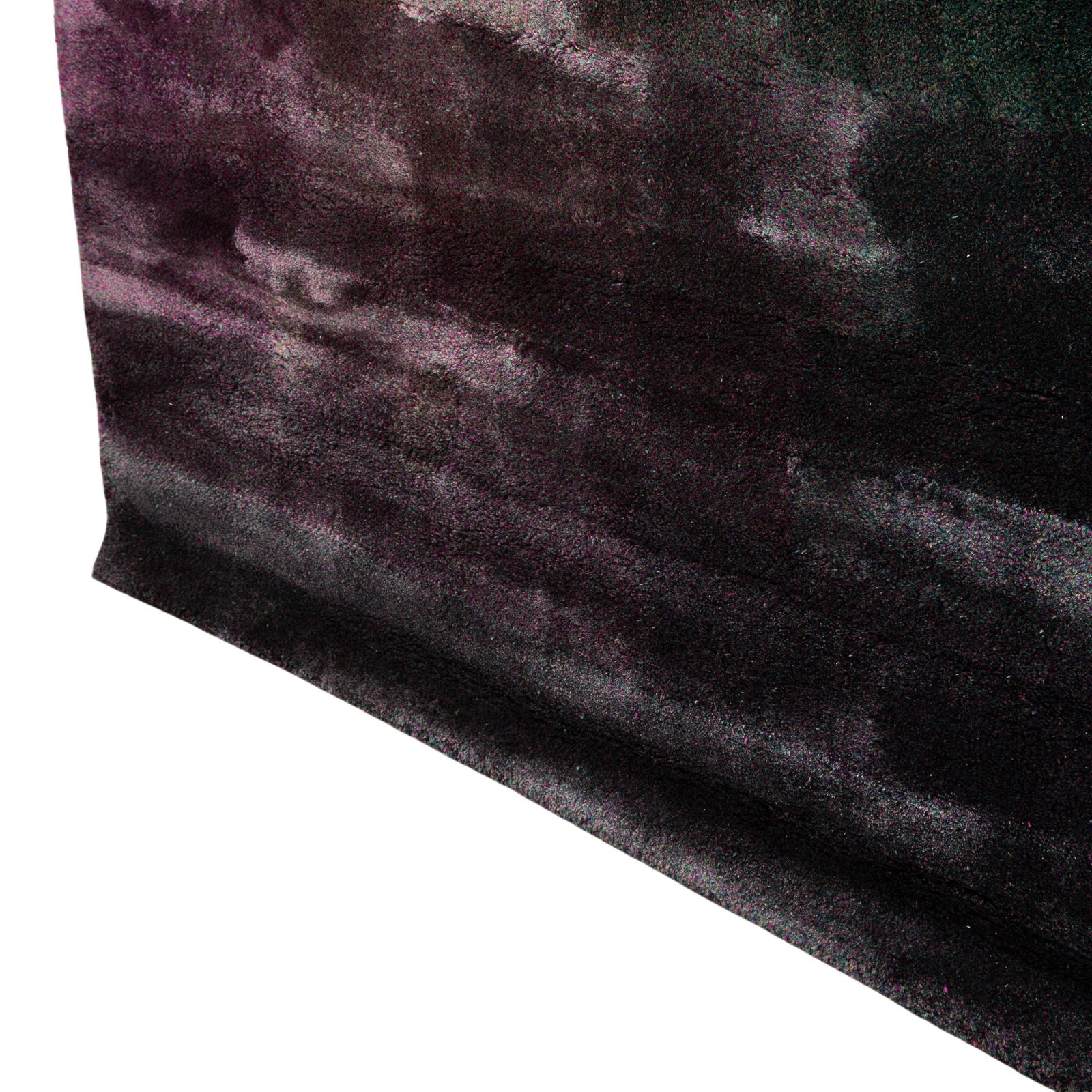 Tapis Kvadrat Technicolour Field en soie de bambou photo vinterior