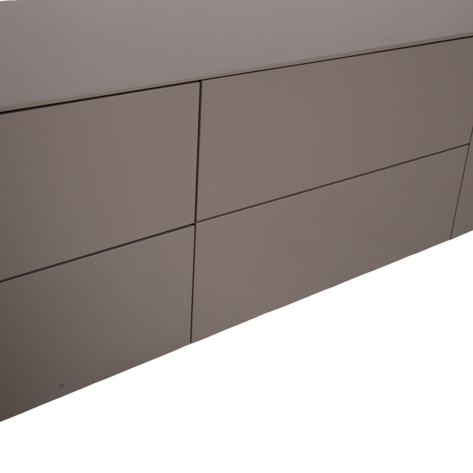 Kettnaker Soma houten dressoir, grijs lowboard, 282 x 50 cm photo Meubels