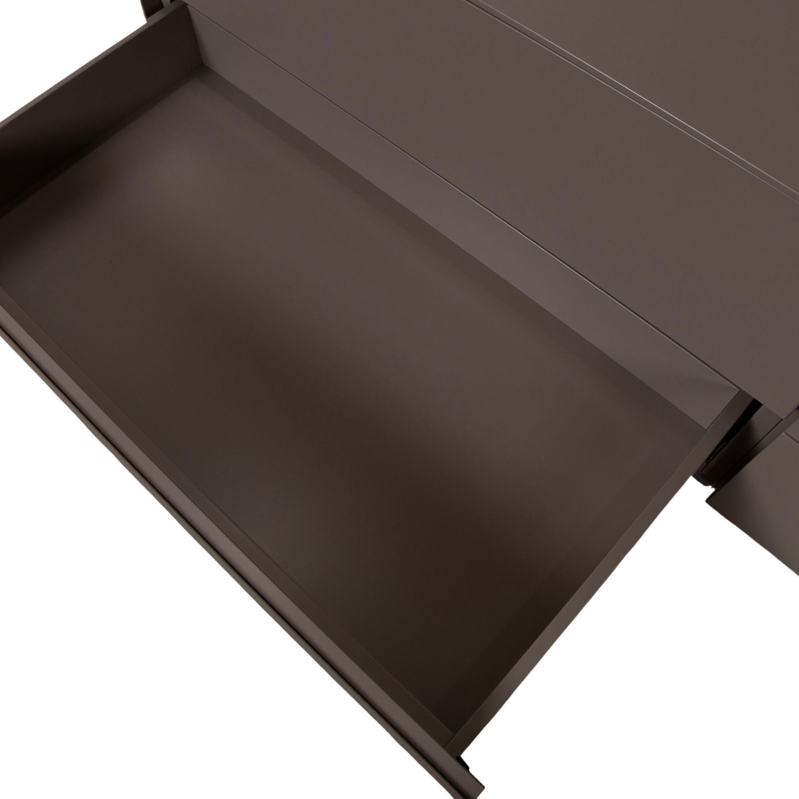 photo furniture Kettnaker Soma houten dressoir, grijs lowboard, 282 x 50 cm