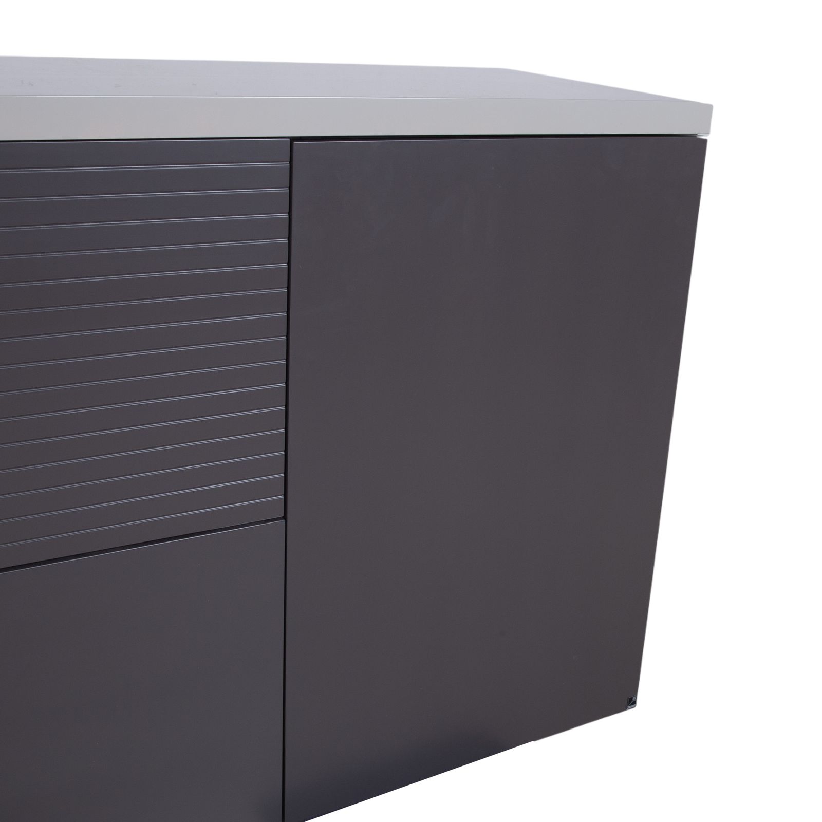 Buffet WK Wohnen en bois anthracite, fonction manuelle photo buy