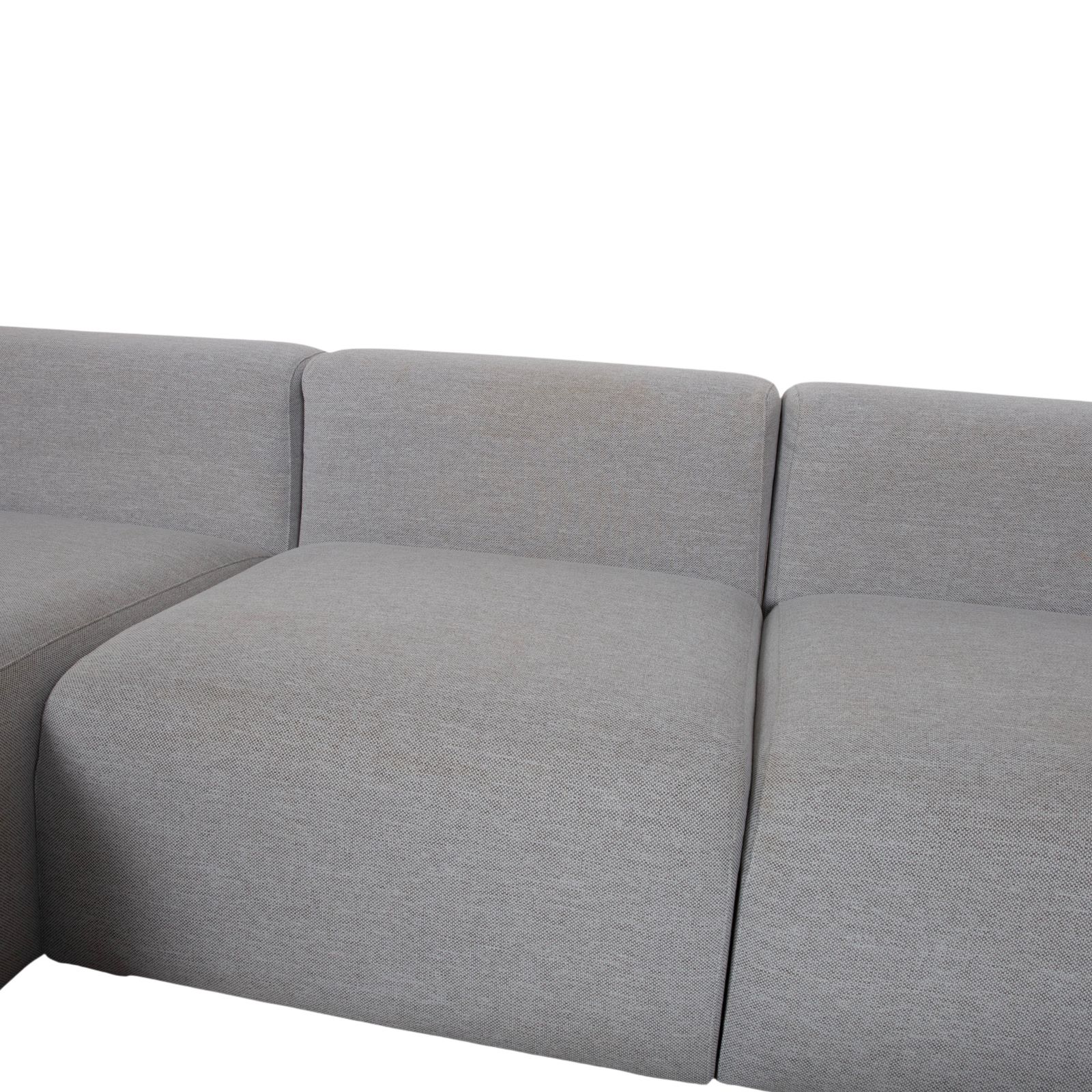 Hay Mags Fabric Corner Sofa Grey photo Meubels