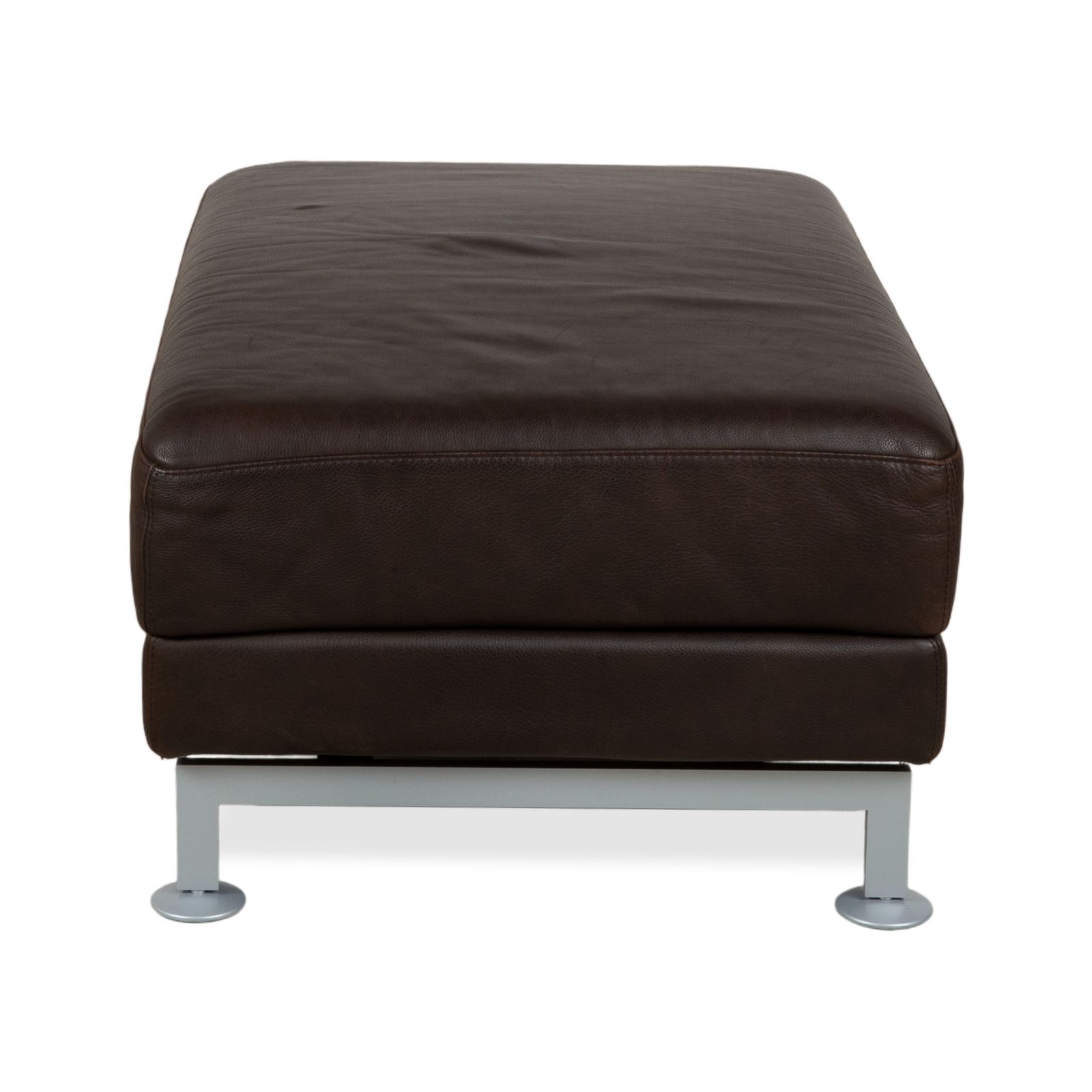 photo for sale Tabouret Brühl Moule en cuir marron