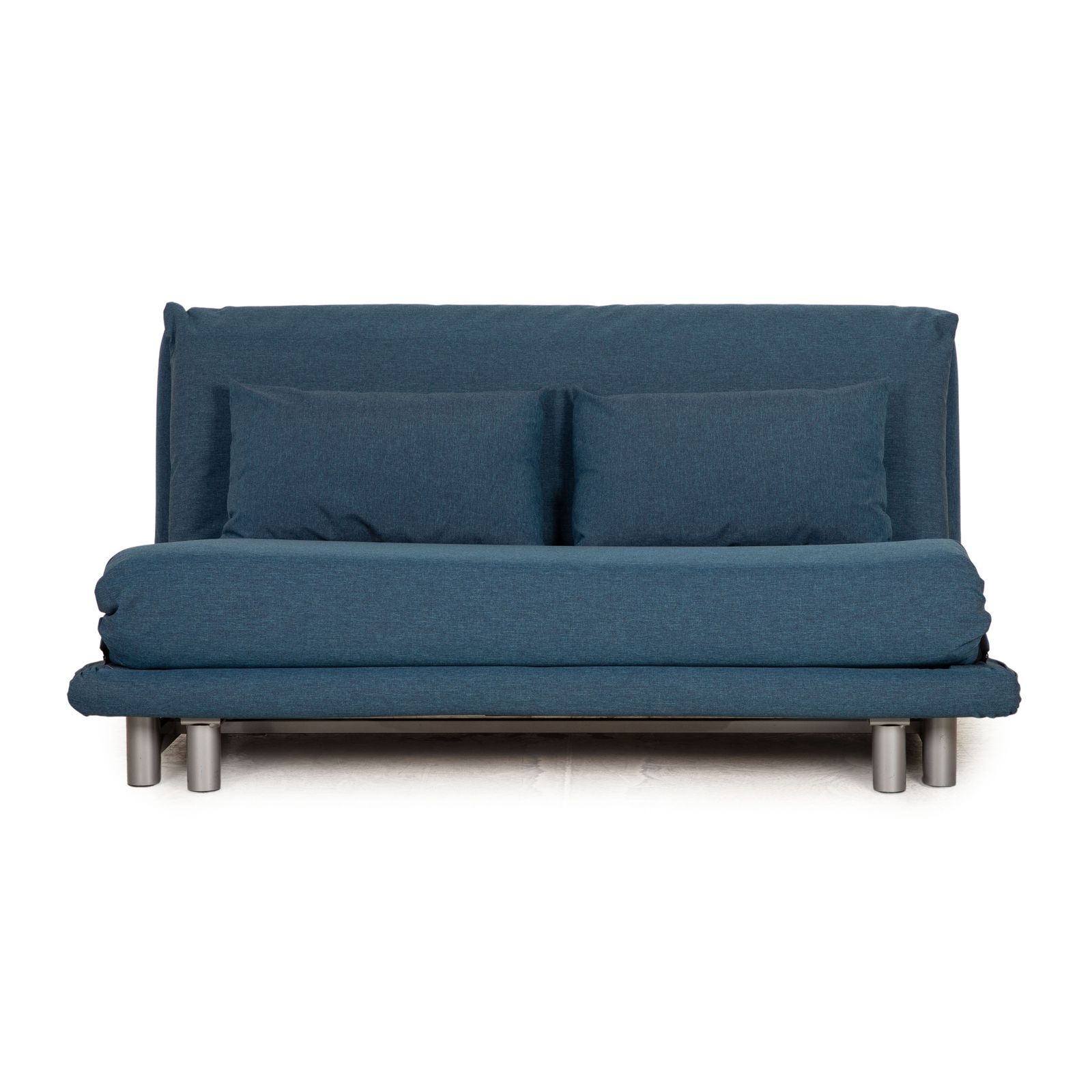 Canapé 3 places Ligne Roset Multy en tissu, retapissé, bleu