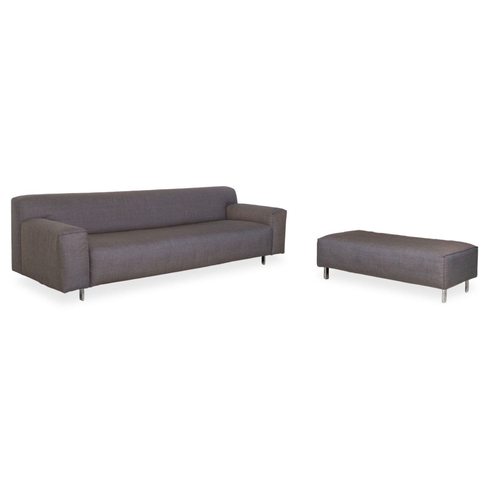 Canapé 3 places Rolf Benz Grata en tissu gris