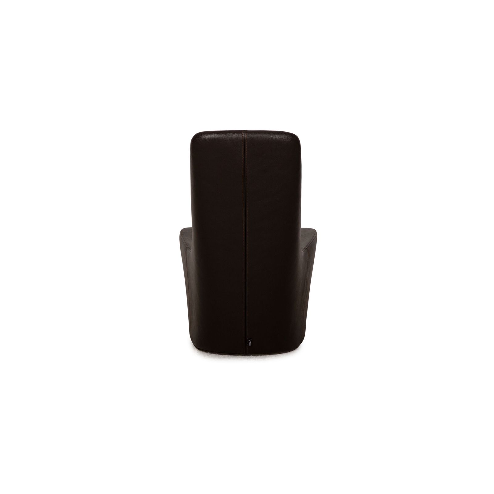 photo furniture Ensemble de fauteuils Vitra Monopod en cuir marron foncé
