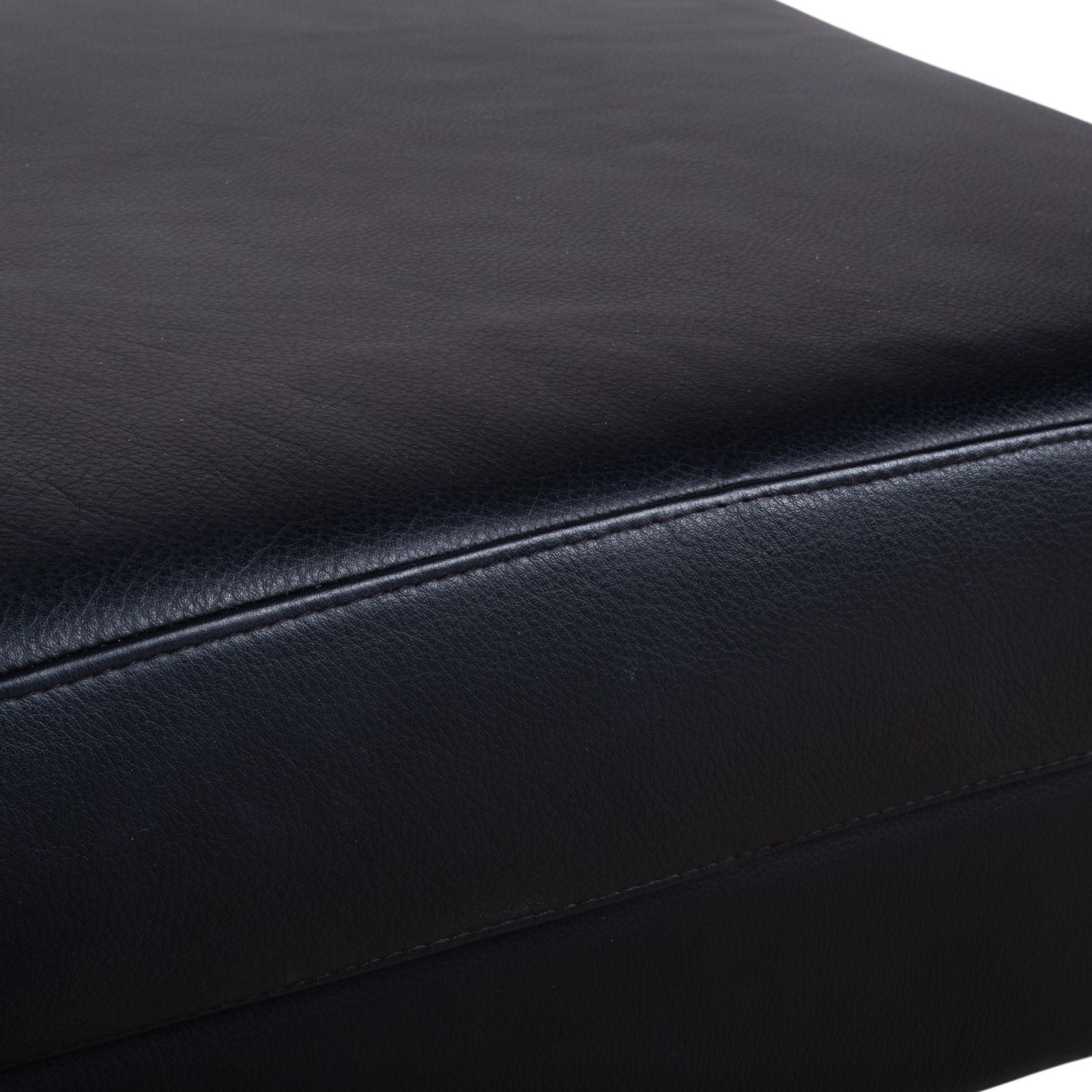 Boconcept Indivi Set Leather Two Seater Stool Black Couch photo vintage
