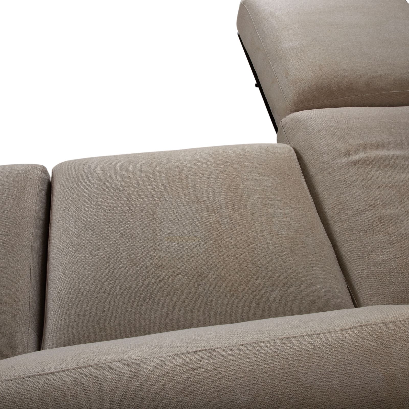 photo for sale Canapé d'angle Flexform Soft Dream en tissu beige crème, par Antonio Citterio