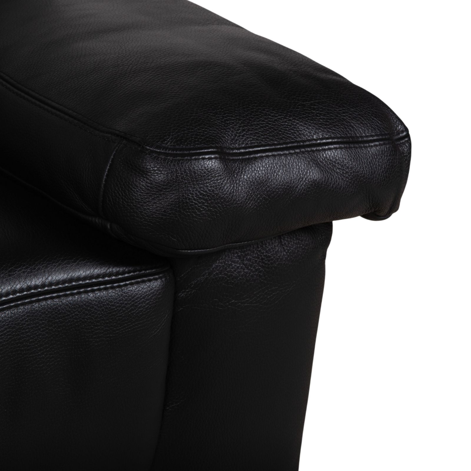 Koinor Leather Set Three Seater Two Seater Black Sofa photo buy
