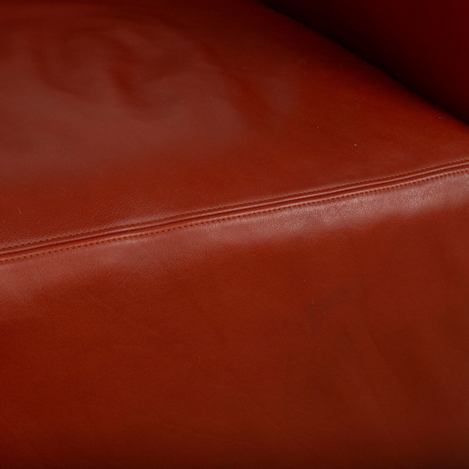 Walter Knoll Living Landscape Set 3x 755 Leather Armchairs Red Terracotta photo Furniture