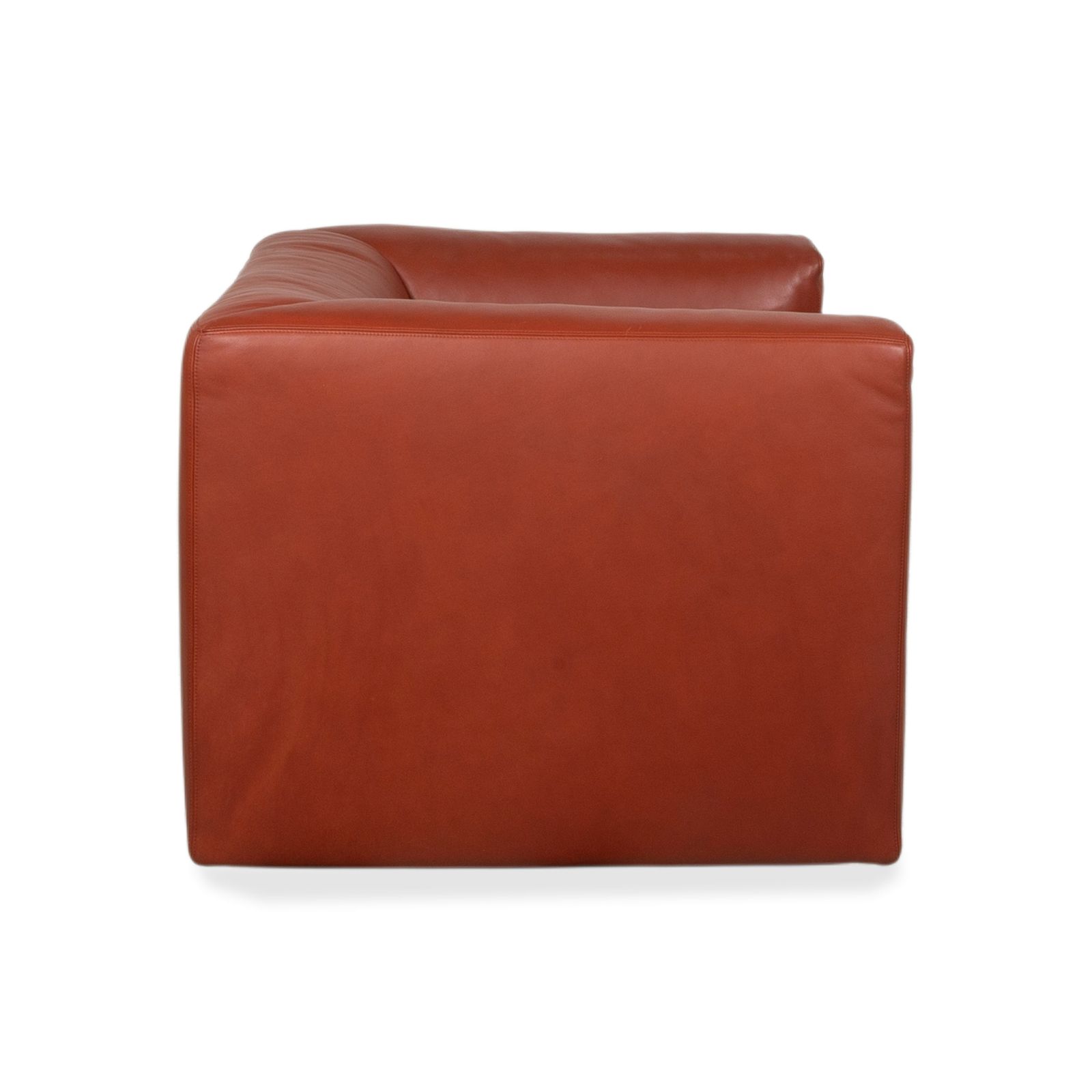 Furniture Walter Knoll Living Landscape Set 3x 755 Leather Armchairs Red Terracotta photo