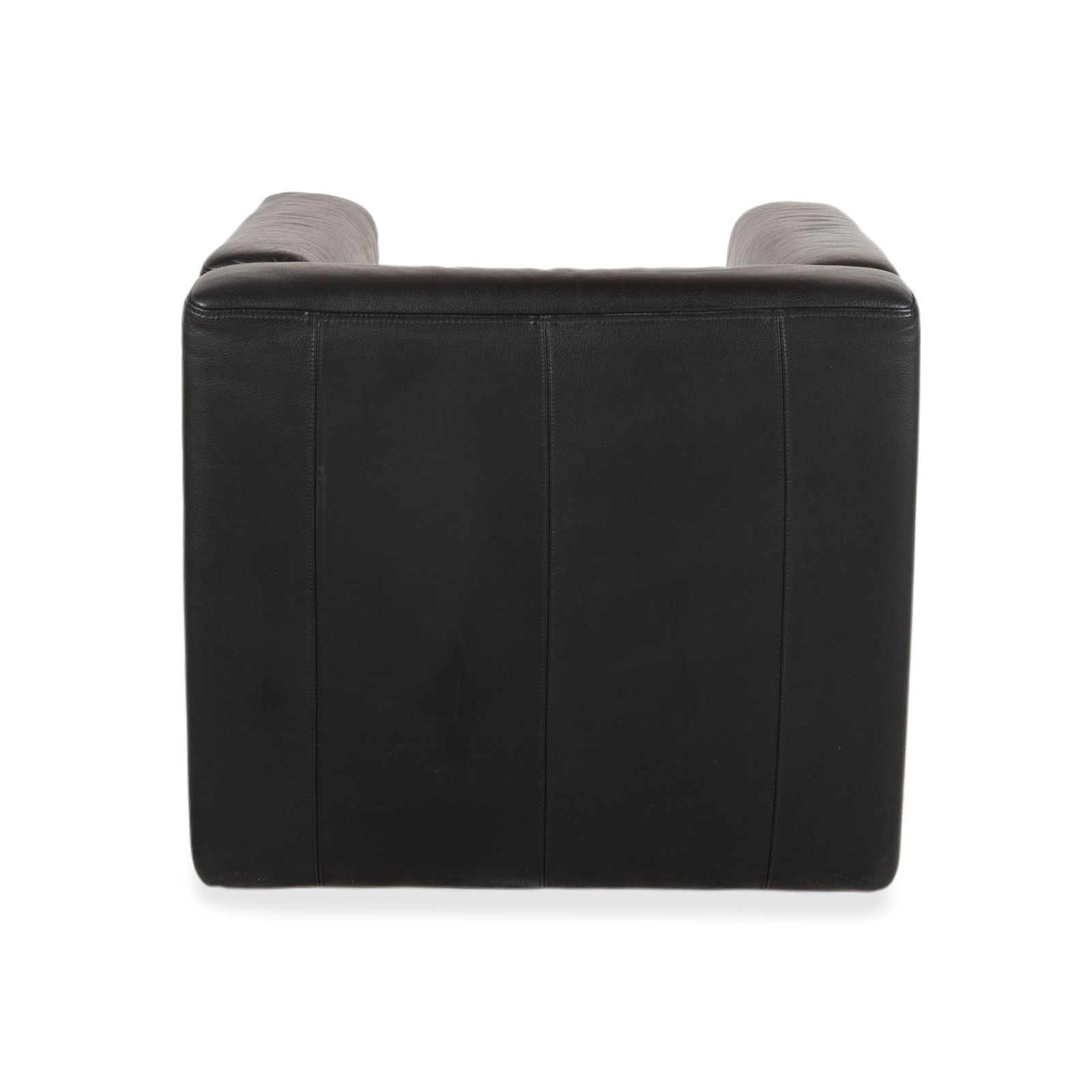 Mobilier Ensemble de 2 fauteuils Brühl Visavis en cuir noir photo