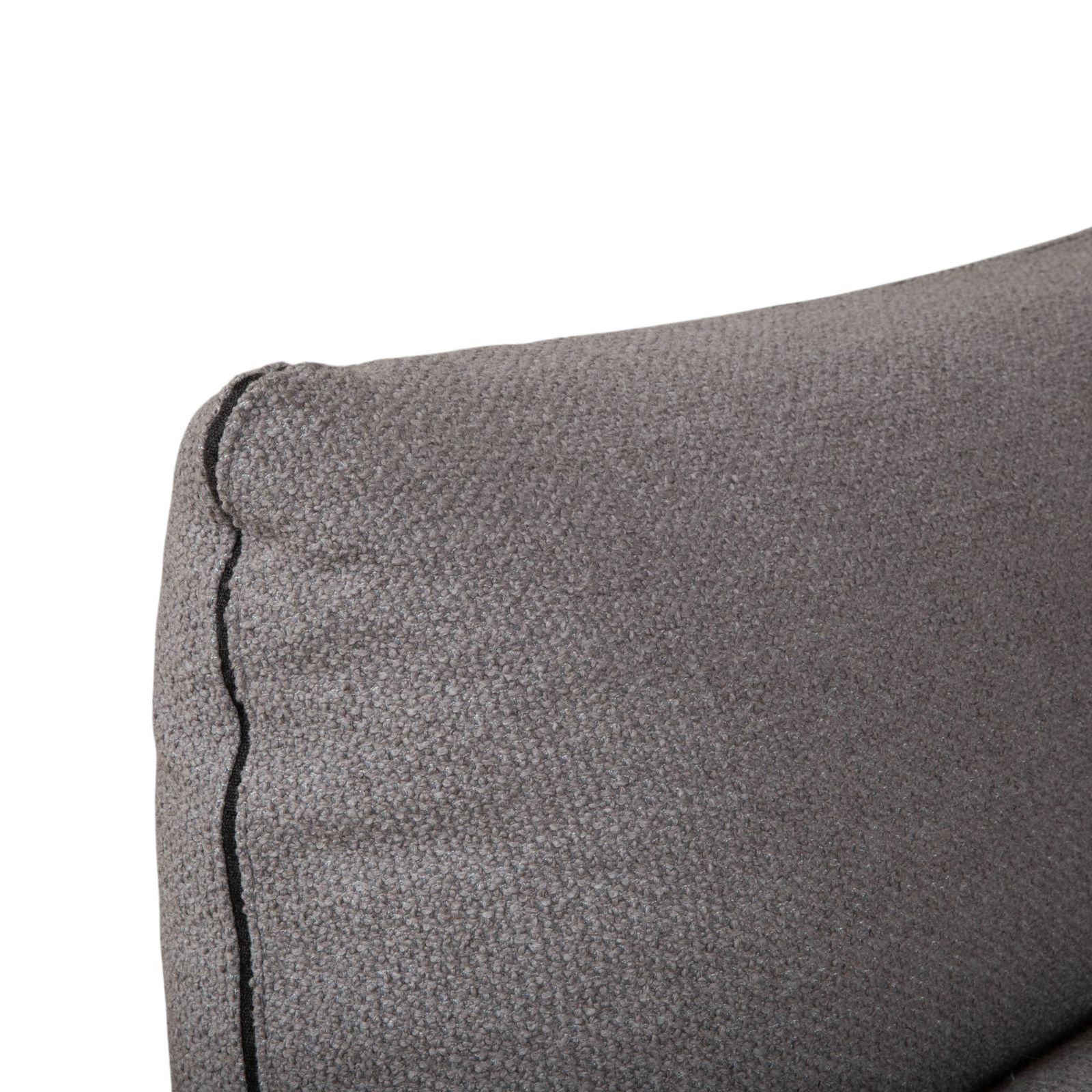Mobilier Canapé 2 places et pouf Cor Jalis en tissu gris photo