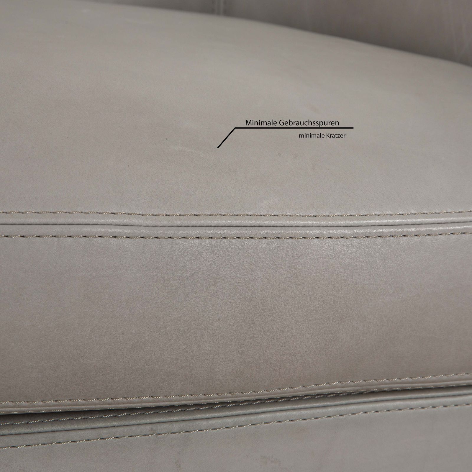 photo for sale Ensemble de fauteuils Cierre Boheme en cuir, gris