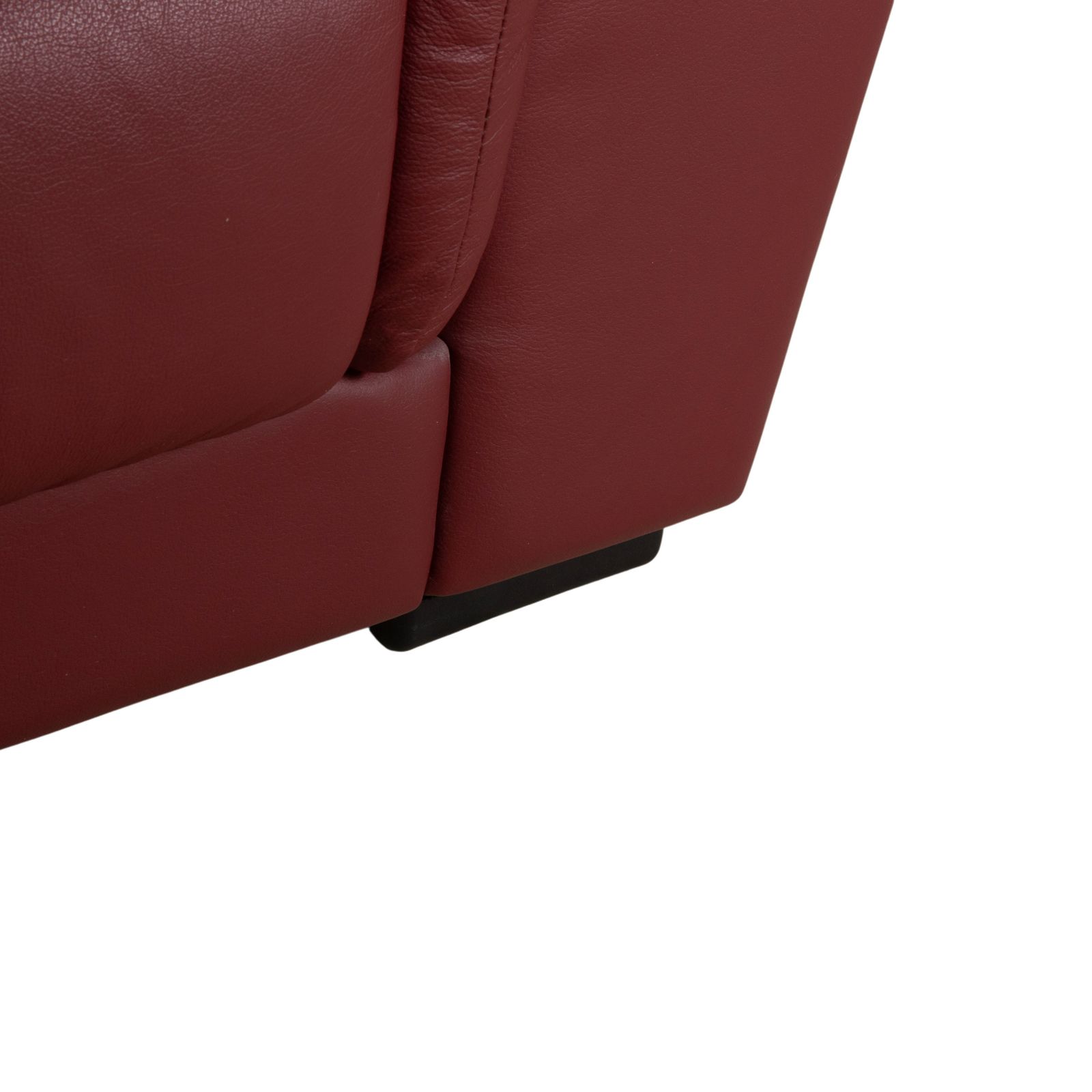 Ensemble de 2 fauteuils en cuir rouge Natuzzi photo vinterior