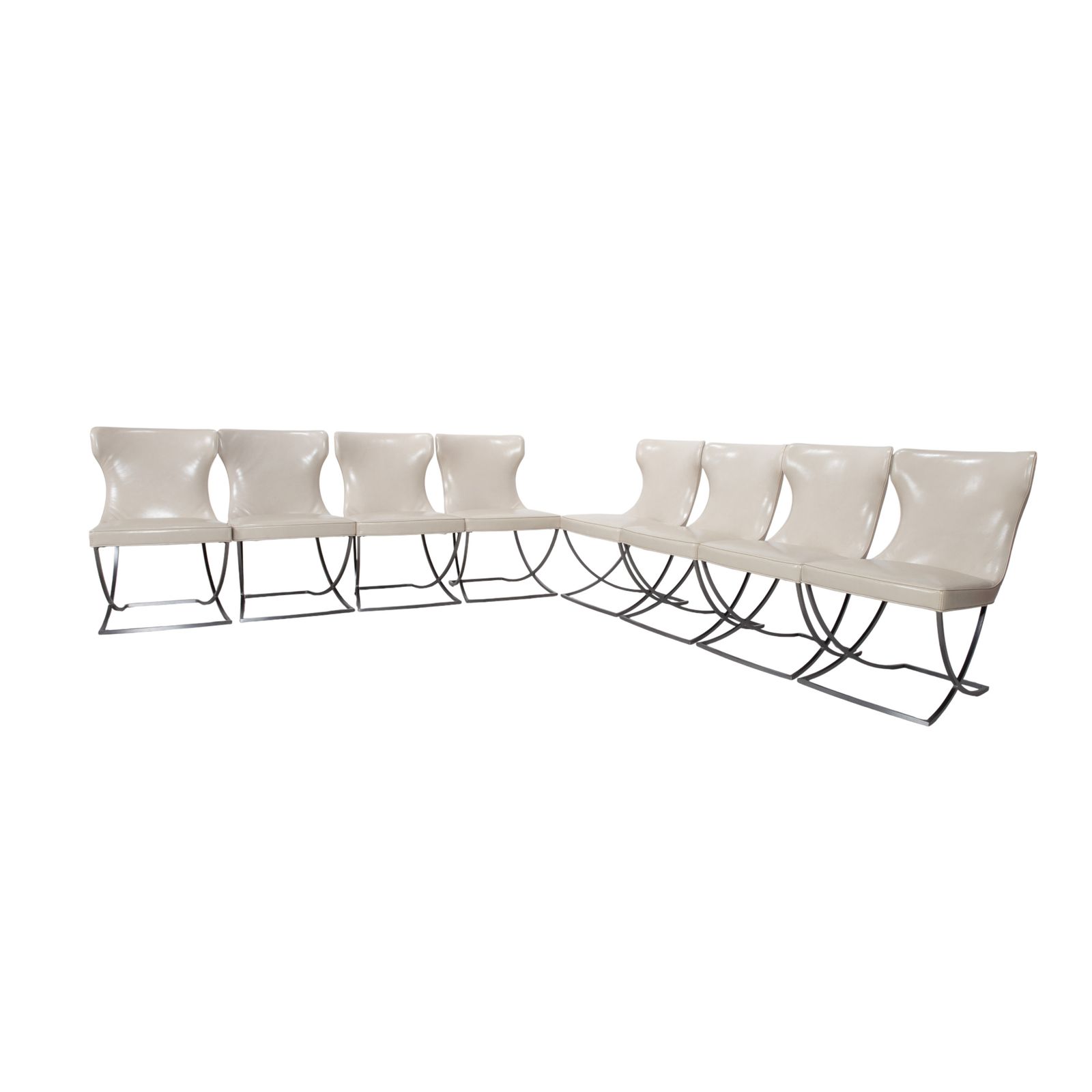 Baxter Gilbert 8-delige set ovale eetkamertafel photo 14755.0