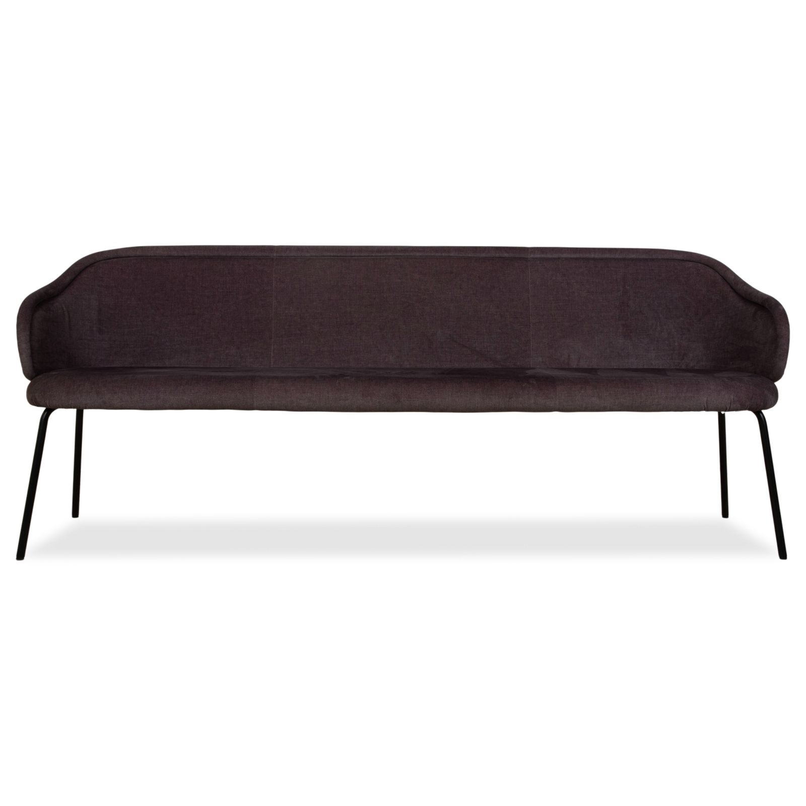 Set van 4 Freifrau Ona stoelen met bekleding en banken, bruin en grijs met patroon photo 8047.0