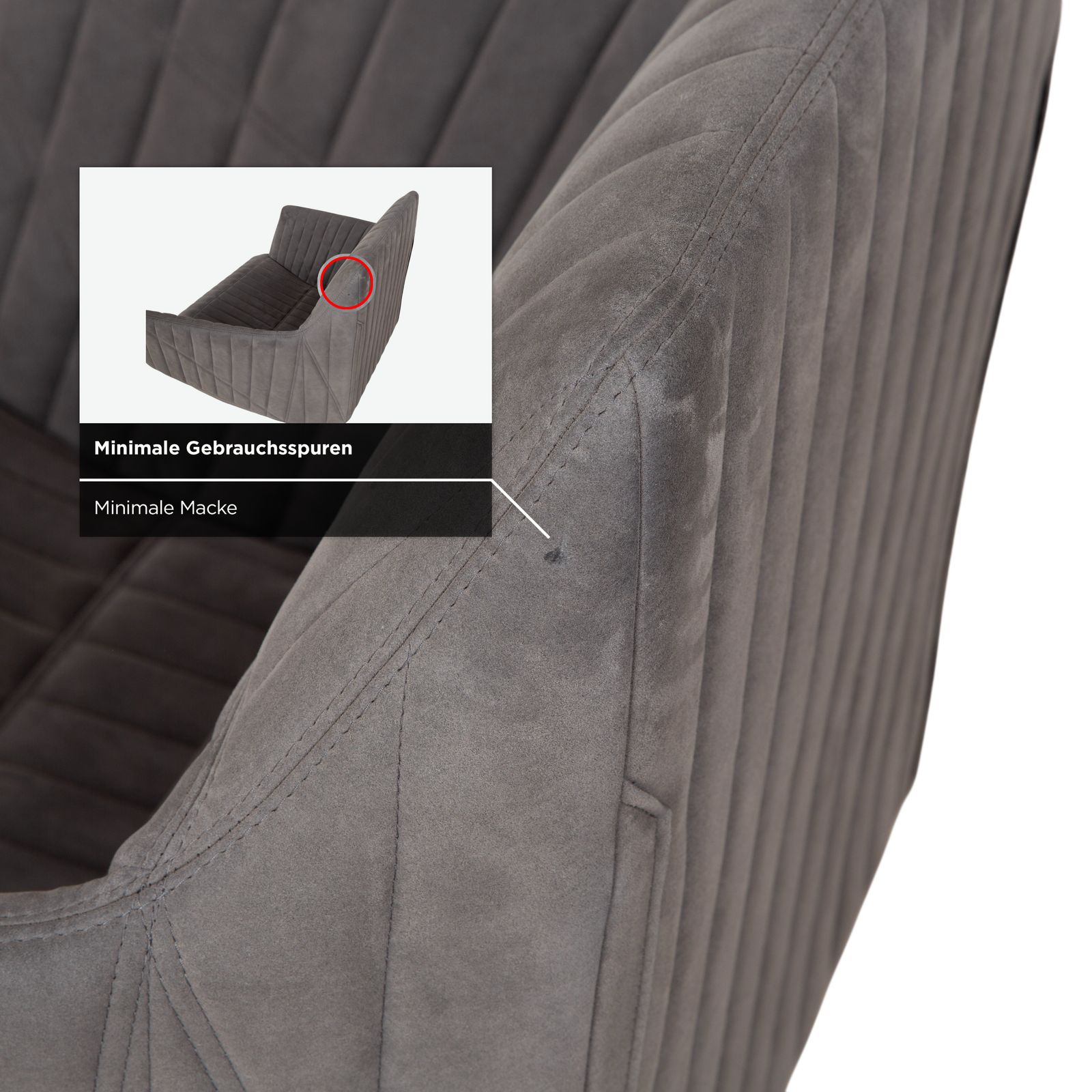 photo for sale Ligne Roset Facet Fabric Fauteuil Set Grijs