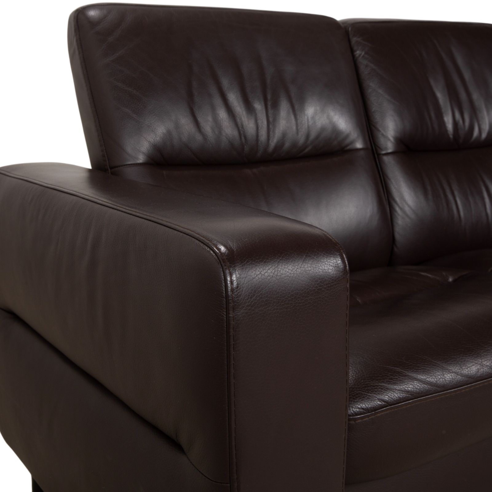 Stressless Wave Leren Driezitter Bruin Espresso Handmatige Functie Bank photo vinterior