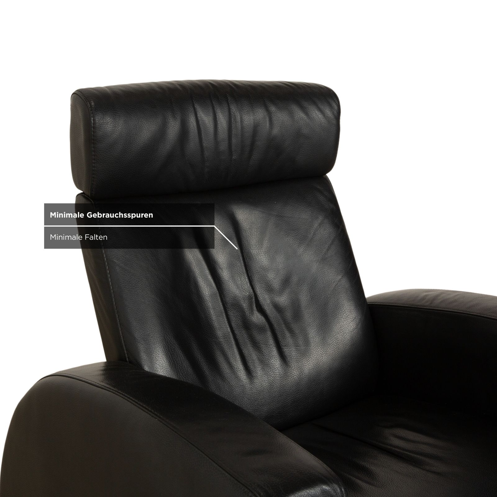 Stressless Arion Leder 2x Fauteuil Zwart Manuele Functie photo vintage