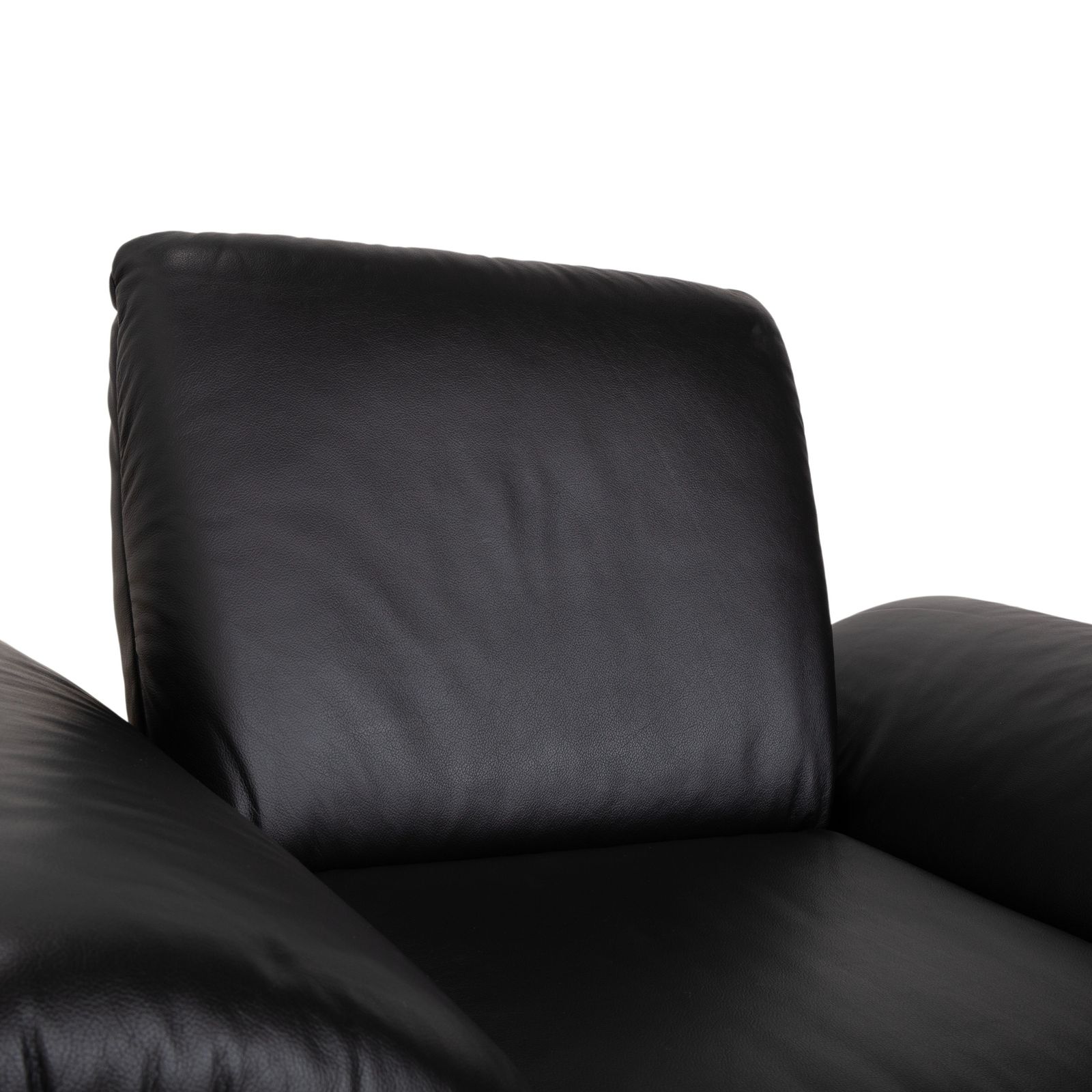 Koinor Rossini Leren Fauteuil Set Zwart Manuele Functie photo buy