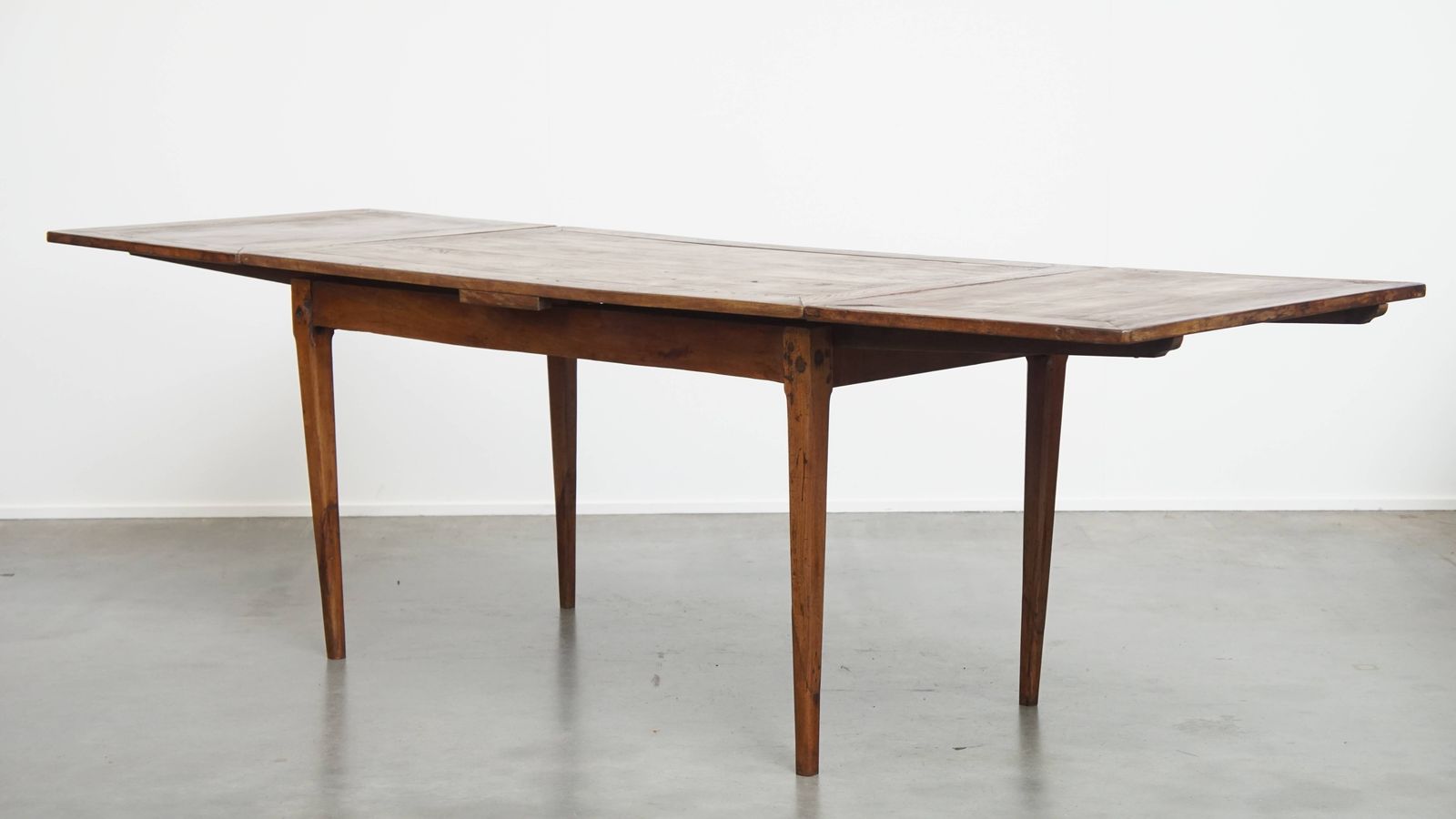 Functional And Beautiful Antique English Extendable Dining Table Made Of Elm And Cherry Wood photo furniture