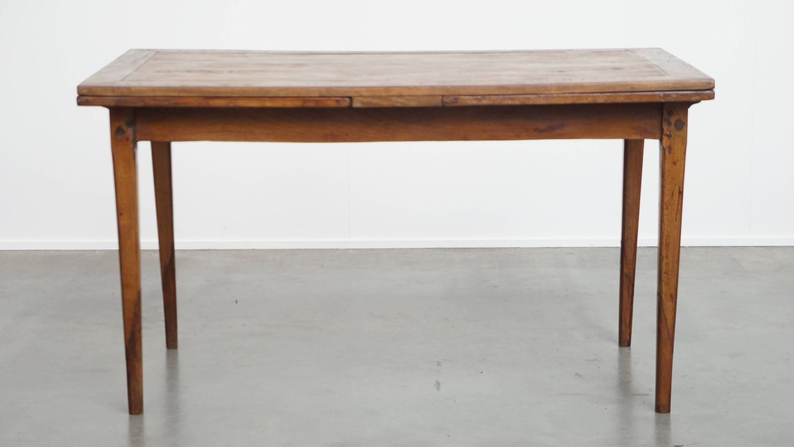 Functional And Beautiful Antique English Extendable Dining Table Made Of Elm And Cherry Wood photo Furniture