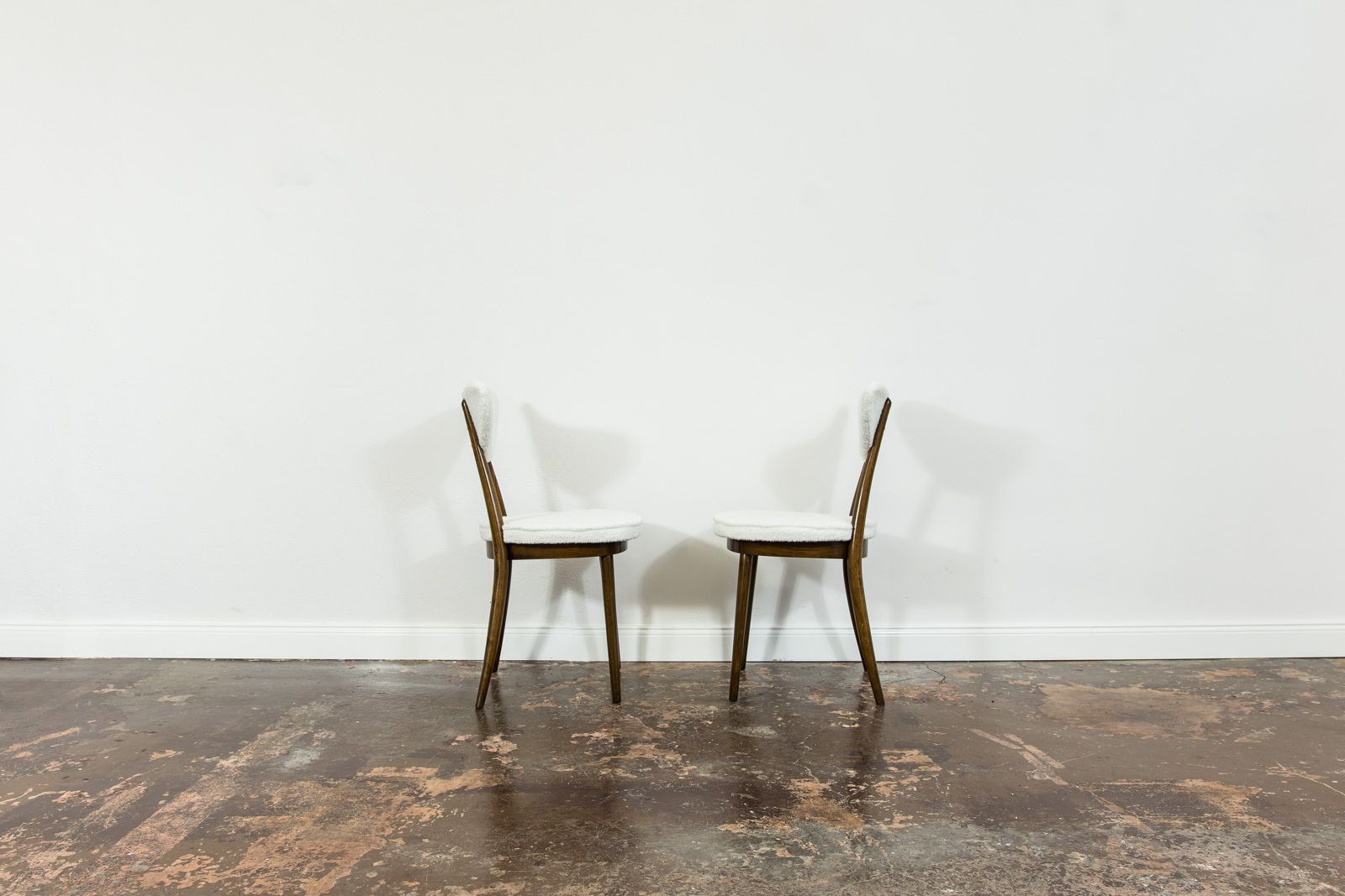 Mid Century Modern Dining Chairs No 124 By H & J Kurmanowicz, Poland, 1950's, Set Of 6 photo vinterior