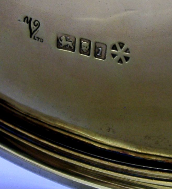photo for sale Stunning Large 454g English Sterling Silver Gilt Chalice Cup 1964 Religious