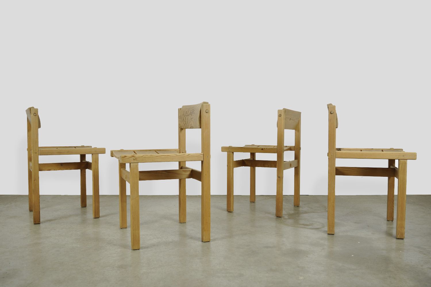 Vintage "Trybo" eetkamerstoelen van Edvin Helseth, Noorwegen jaren 1960