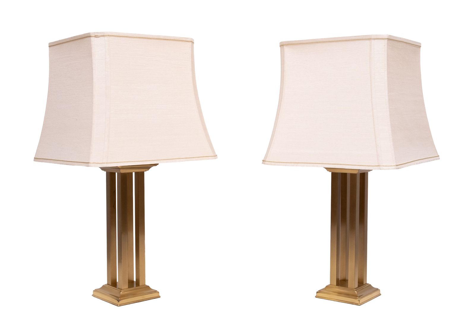 Form Leuchten Hollywood Brass Table Lamps 1970s Germany