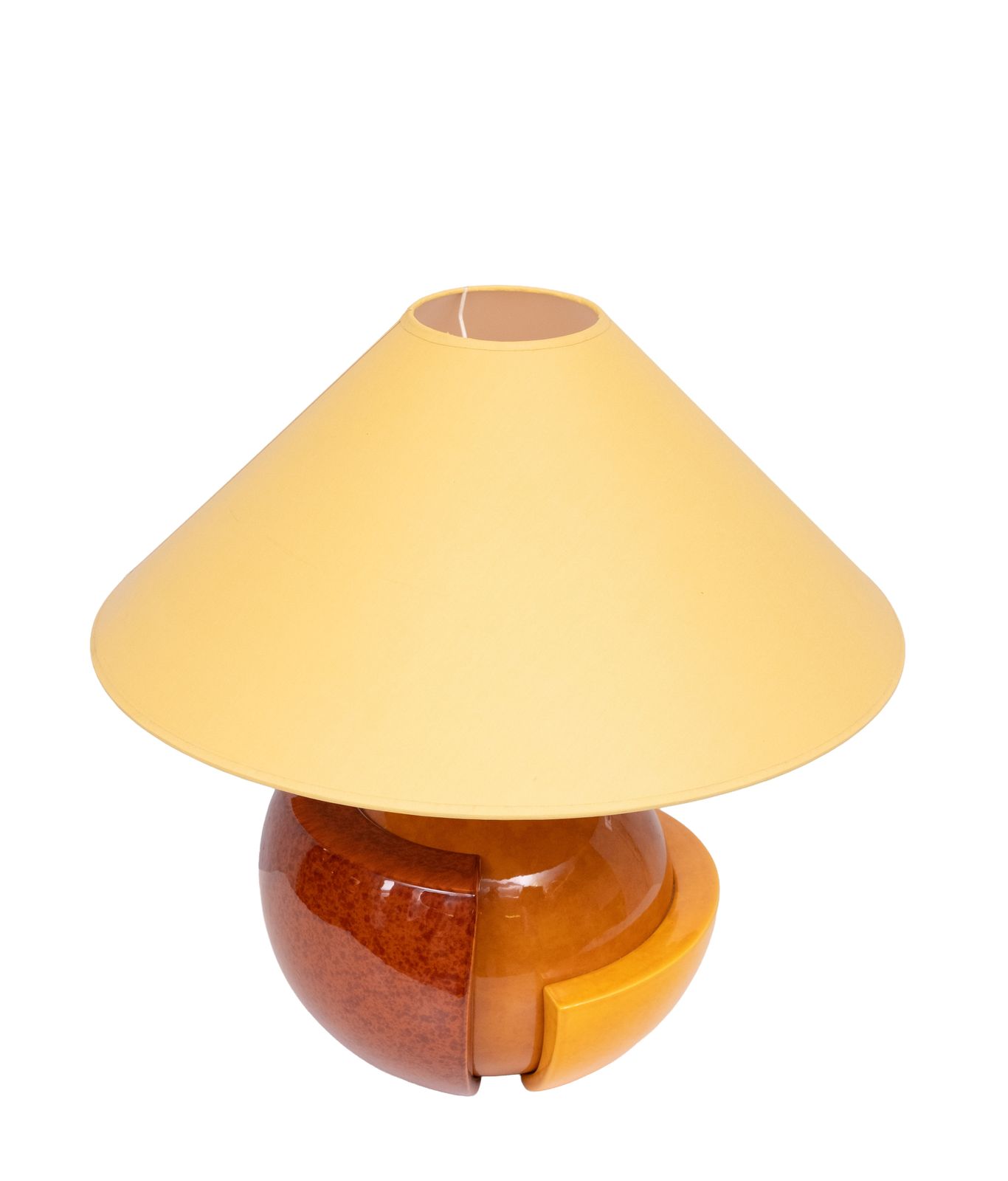 Stunning François Chatain Post Modern Ceramic Table Lamp 1980s France photo vinterior