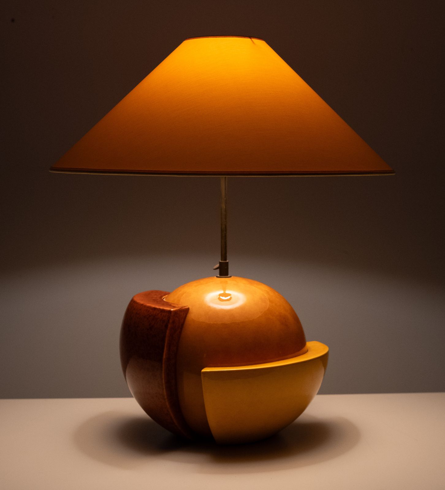 photo for sale François Chatain Post Modern Keramische Tafellamp, jaren 1980, Frankrijk