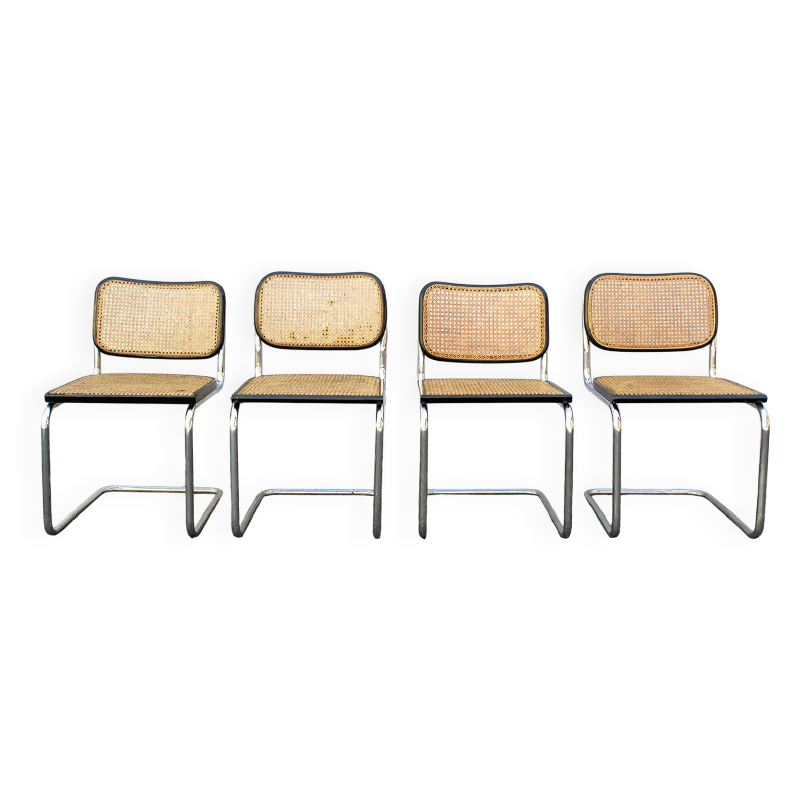 Chaises Cesca par Marcel Breuer pour Gavina, 1960, lot de 4