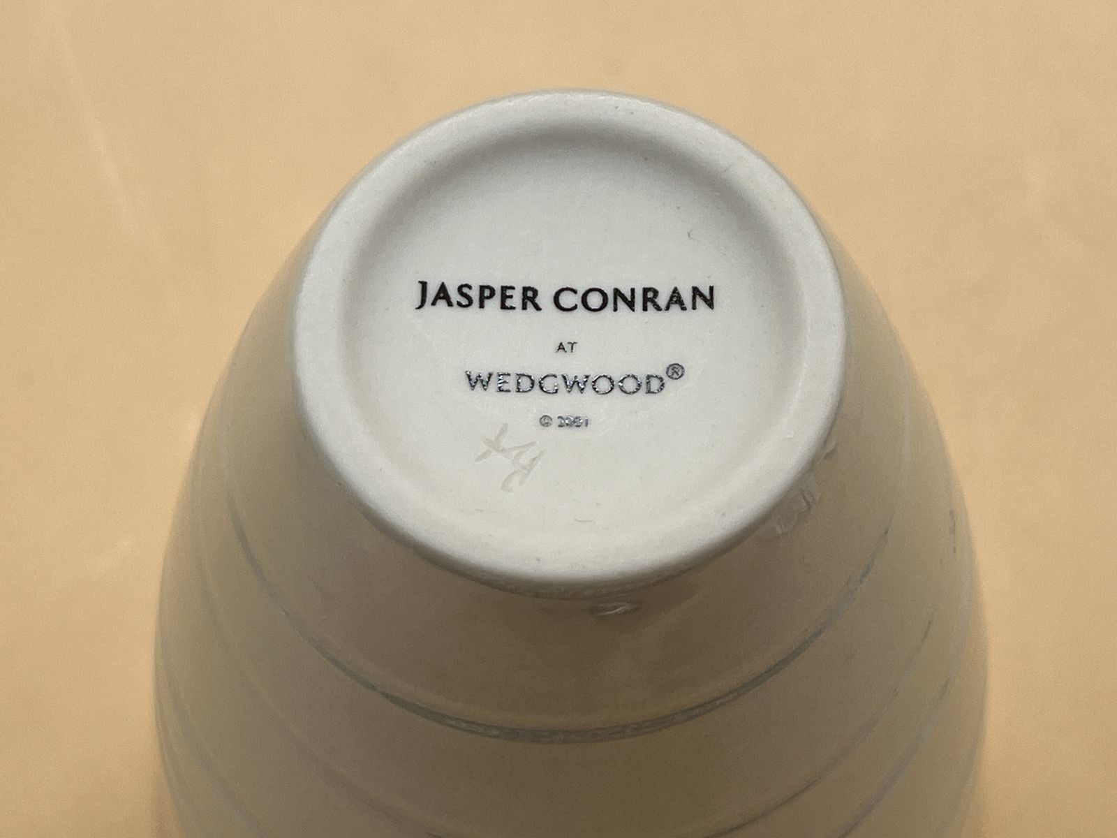 Paar Wedgwood Jasper Conran Pottery Lusterware Circles vazen. photo 75.0