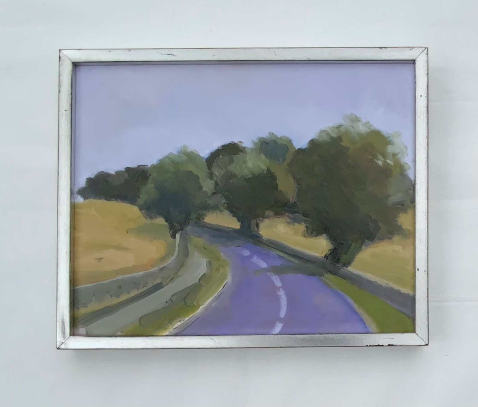 Yorkshire Landscape Olieverfschilderij Gesigneerd Door Kunstenaar R.Grinberg 2000s photo for sale