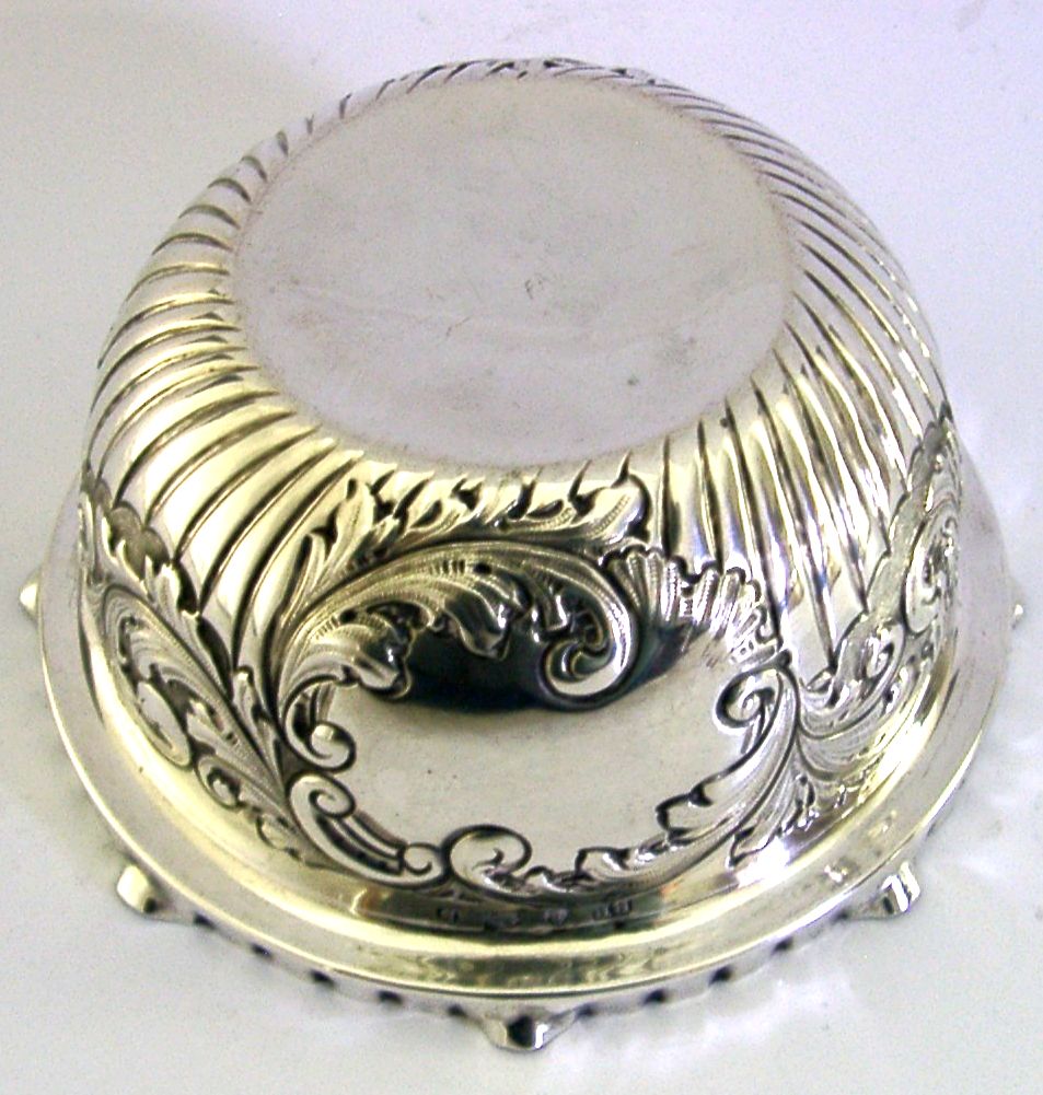 Coupe en argent massif sterling doré, époque édouardienne, Birmingham 1901, d'époque, 114 g photo vinterior