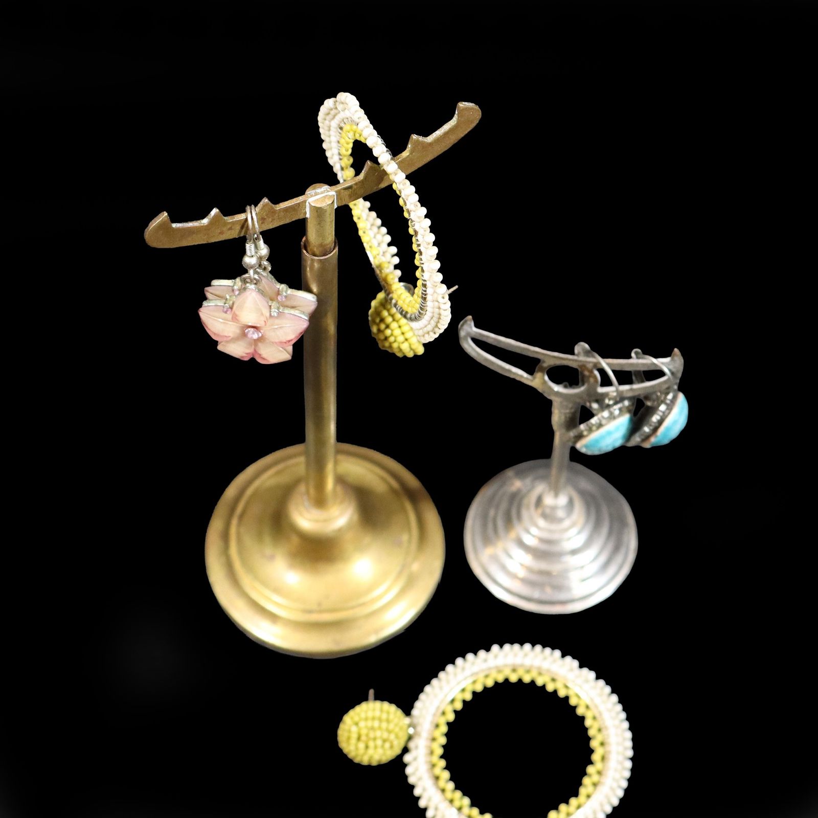 Présentoirs à bijoux d'époque, lot de 2, Siegel Paris Lamachineabr photo vintage
