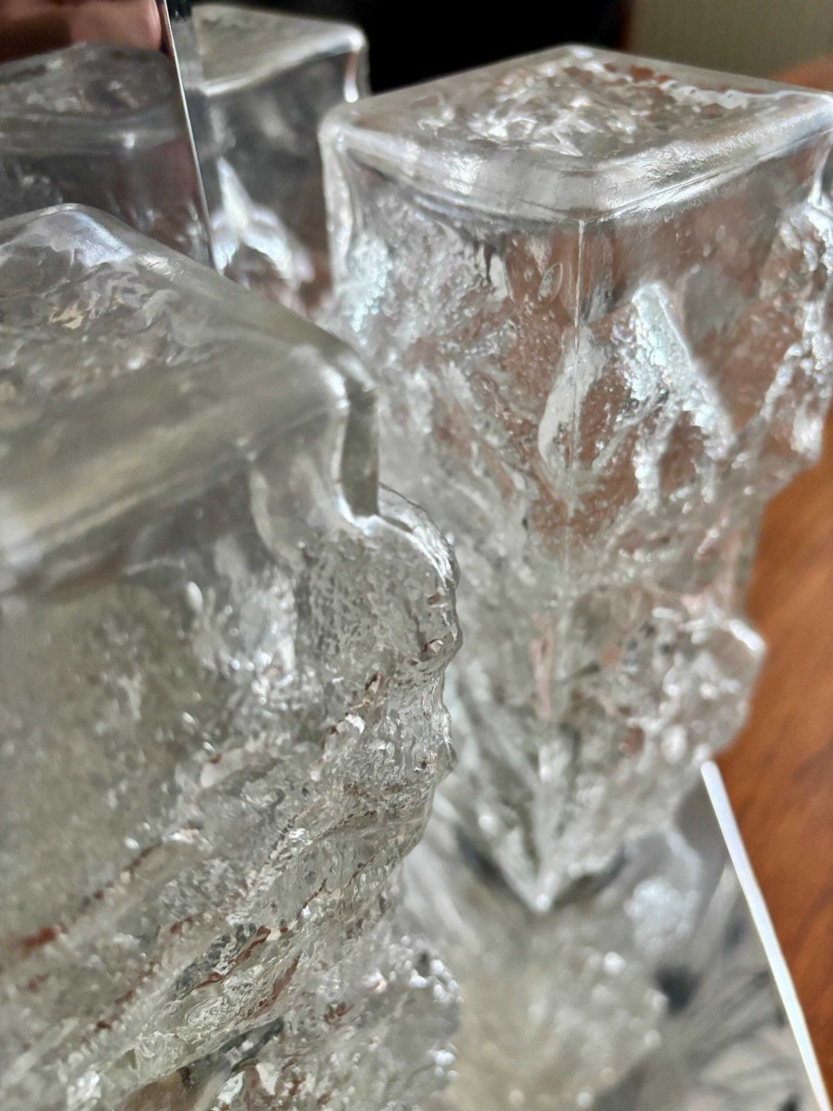 671.0 Hillebrand "Ice Cube" Plafondlamp photo