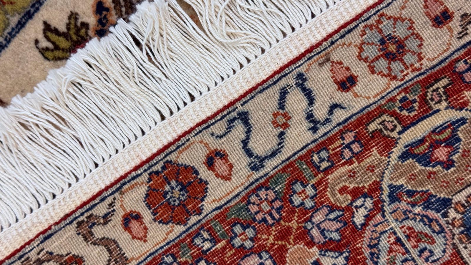Tapis turc Arbre de Vie noué à la main, 134 × 196 cm, laine et coton photo 4589.0