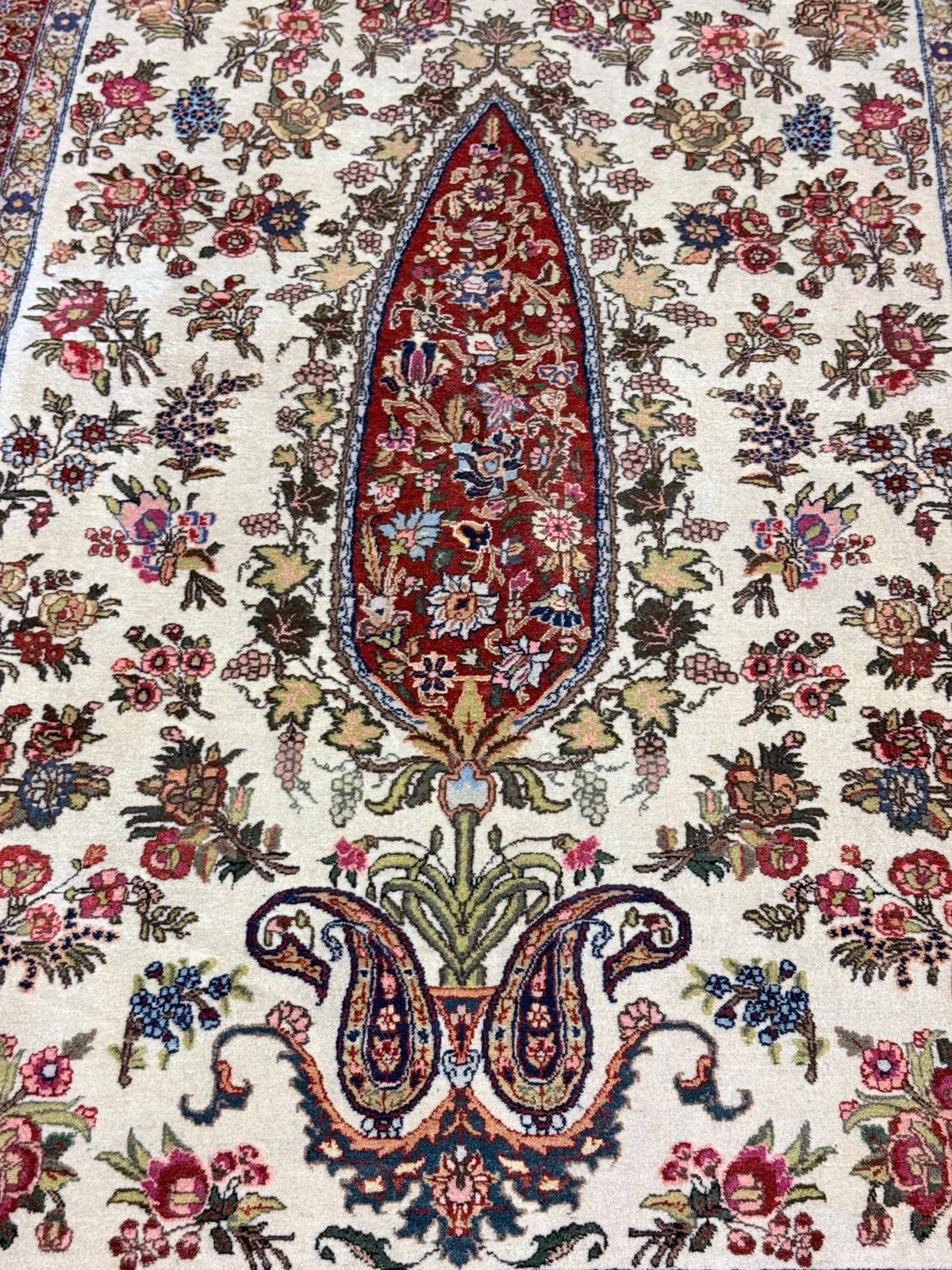 photo buy Tapis turc Arbre de Vie noué à la main, 134 × 196 cm, laine et coton